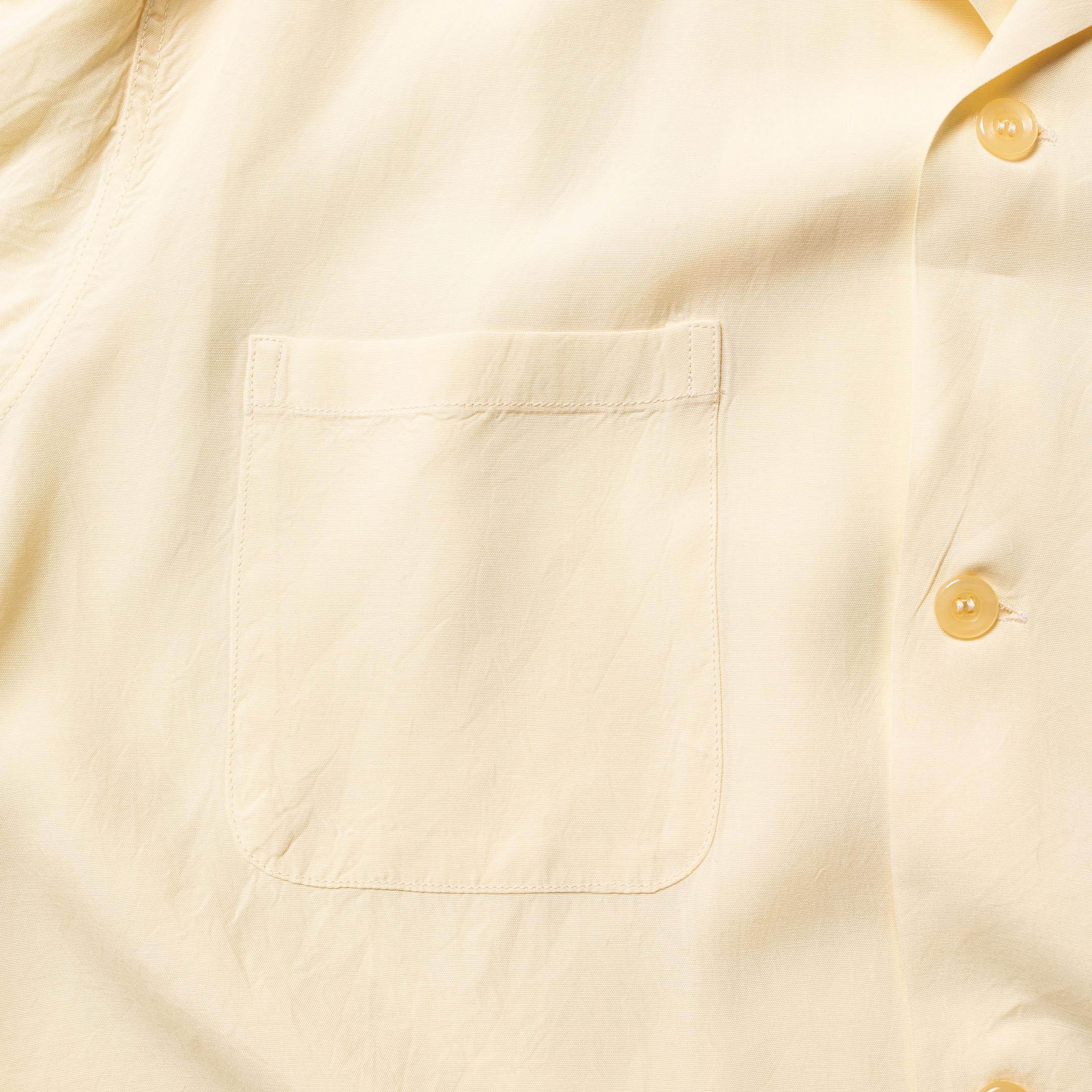 Style Eyes by Toyo Enterprise Plain Rayon Bowling Shirt Off White-Shirt-Clutch Cafe