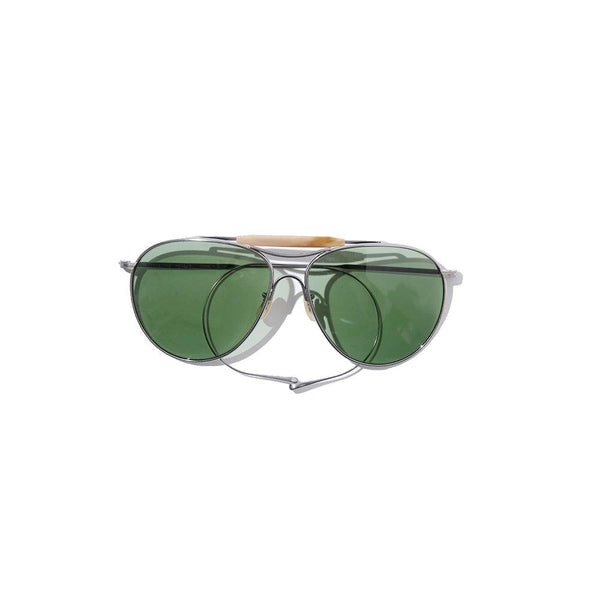 The Real McCoy's Aviator Flying Sun Silver-Sunglasses-Clutch Cafe
