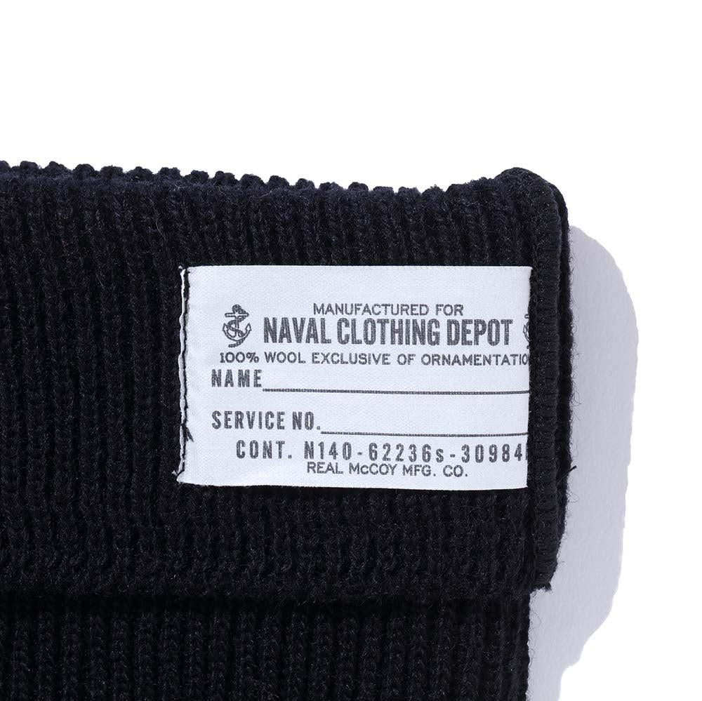 The Real McCoy's U.S. Navy Watch Cap Navy-Hat-Clutch Cafe