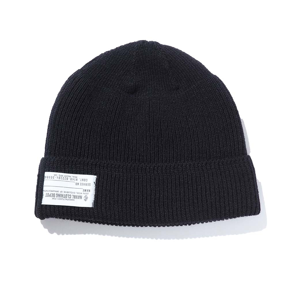 The Real McCoy's U.S. Navy Watch Cap Navy-Hat-Clutch Cafe