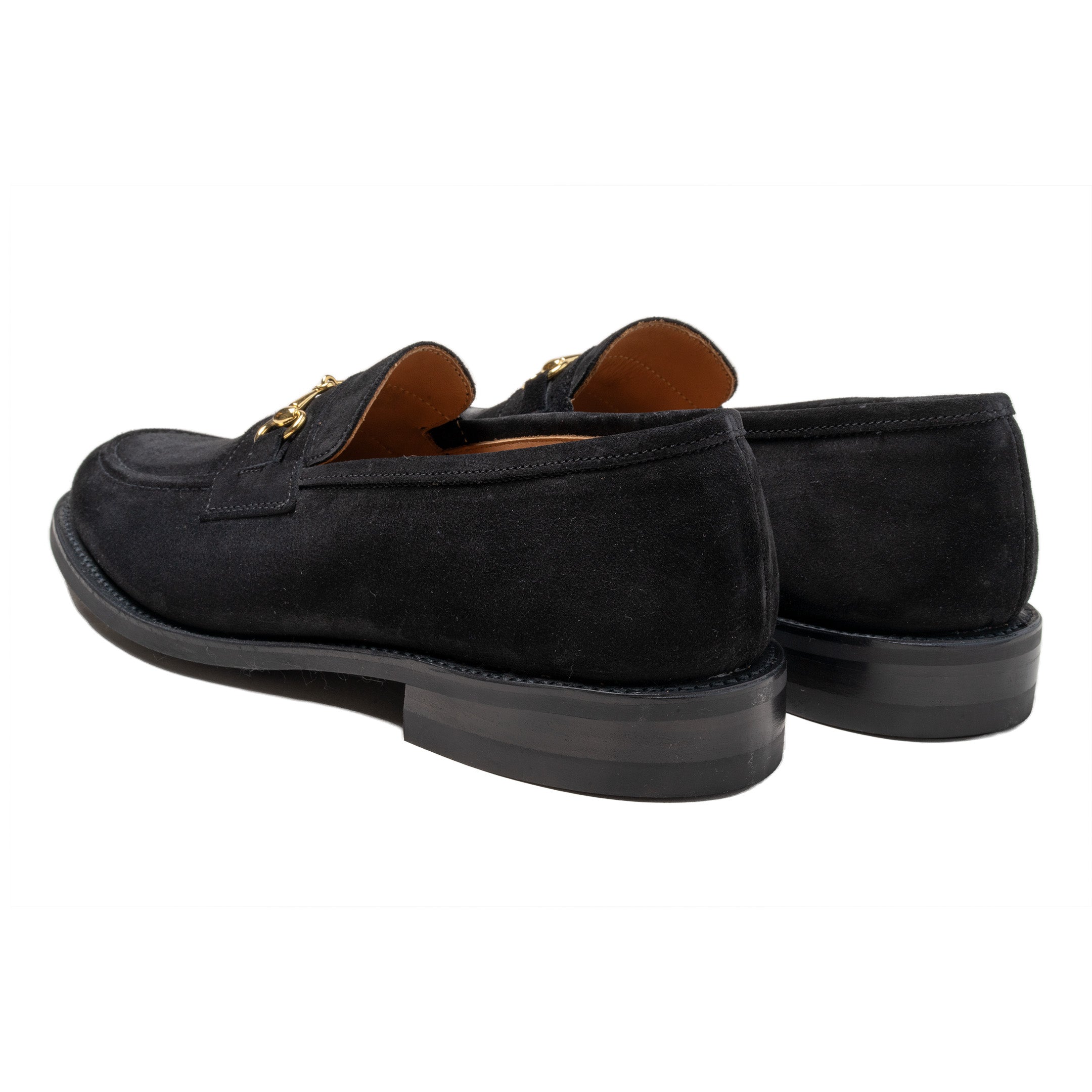 Trickers x Clutch Cafe Leon Horsebit Loafer Black Repello Suede-Loafer-Clutch Cafe