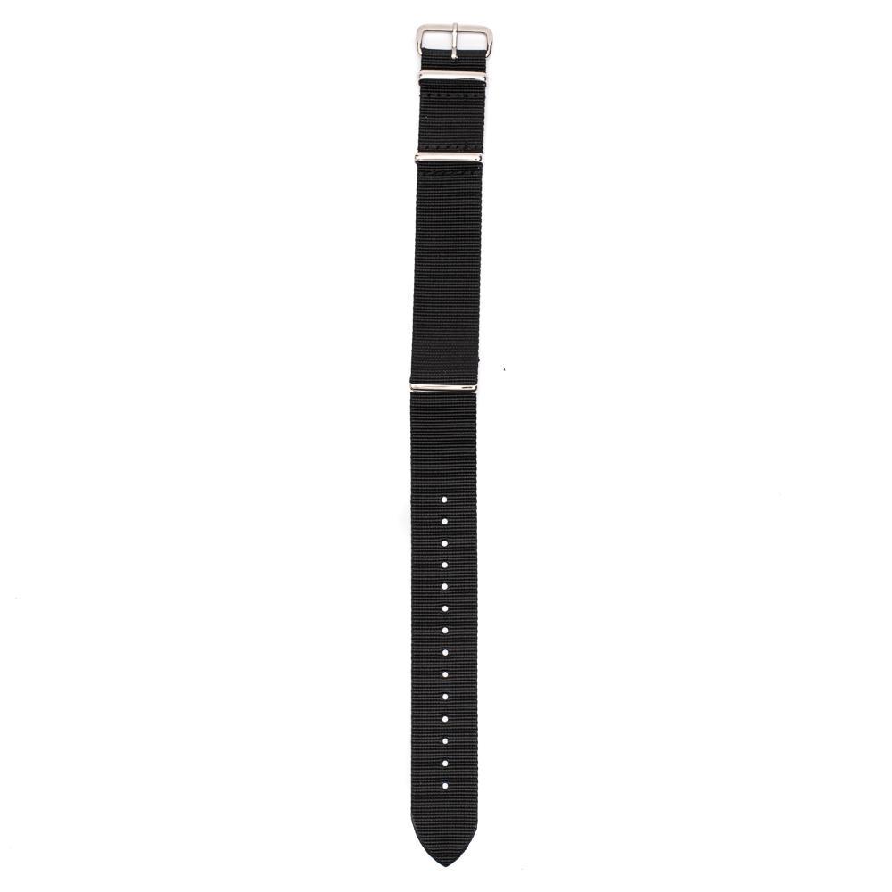 Vague Watch Company Nylon Nato Strap Black-Watch Strap-Clutch Cafe
