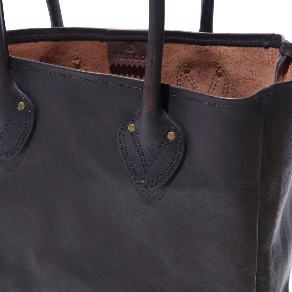 Vasco Leather Old Tote Bag Black-Bag-Clutch Cafe