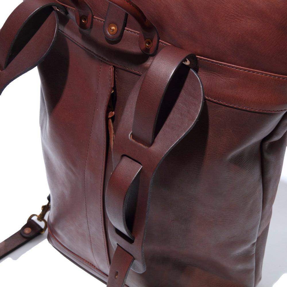Vasco Roll Top Rucksack Brown-Rucksack-Clutch Cafe
