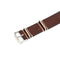 Vasco VSCC-640G10 Leather NATO Watch Strap Brown-Watch Strap-Clutch Cafe