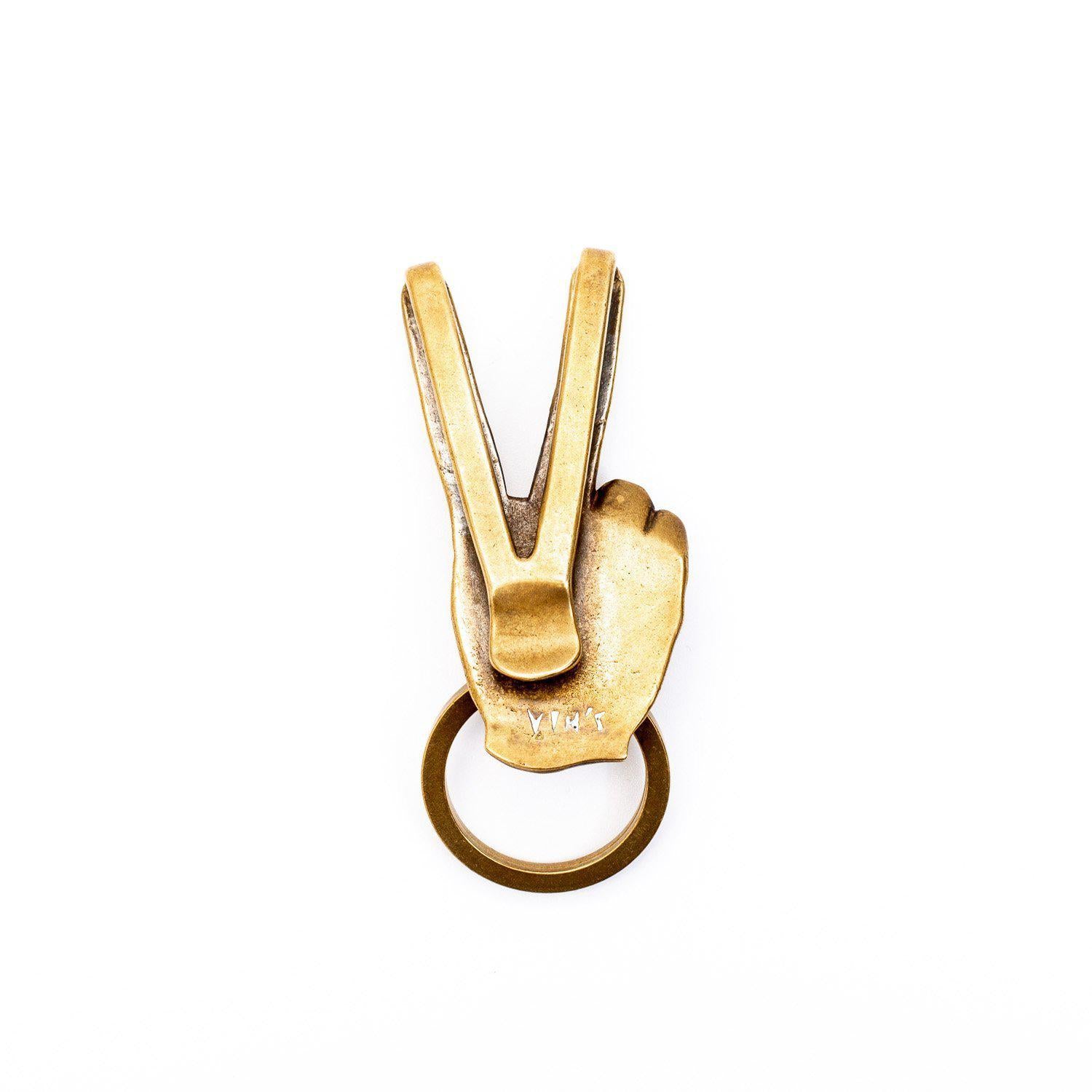 Vin's V-Sign 'PARADISE' Key Hook-Accessory-Clutch Cafe