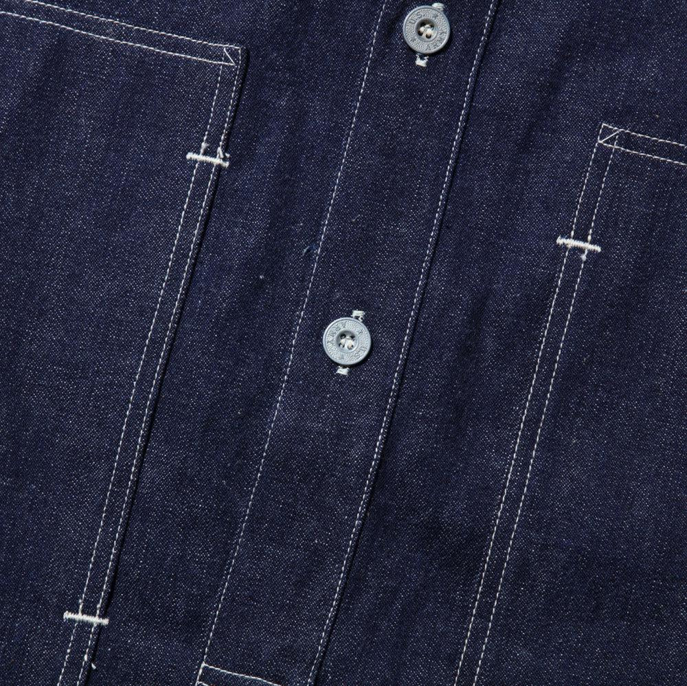 Warehouse & Co Lot. 2187 US Army Denim Pullover Indigo-Shirt-Clutch Cafe