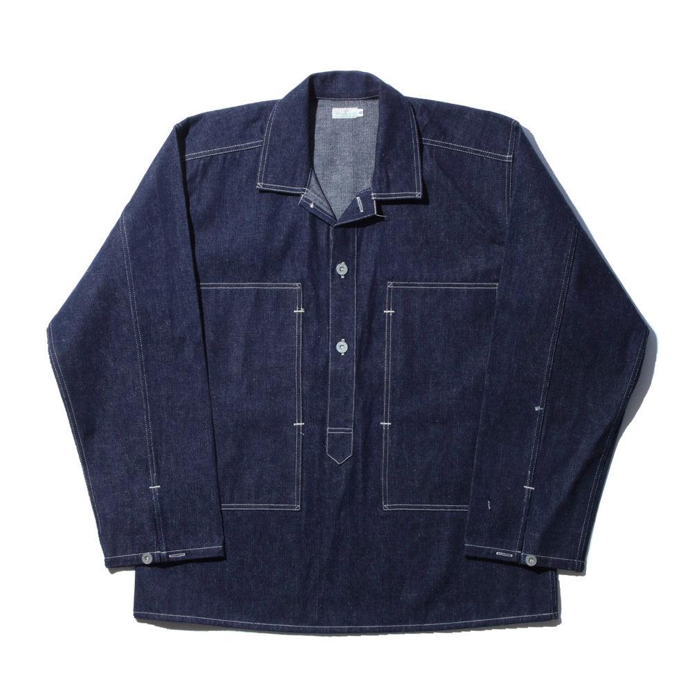 Warehouse & Co Lot. 2187 US Army Denim Pullover Indigo-Shirt-Clutch Cafe