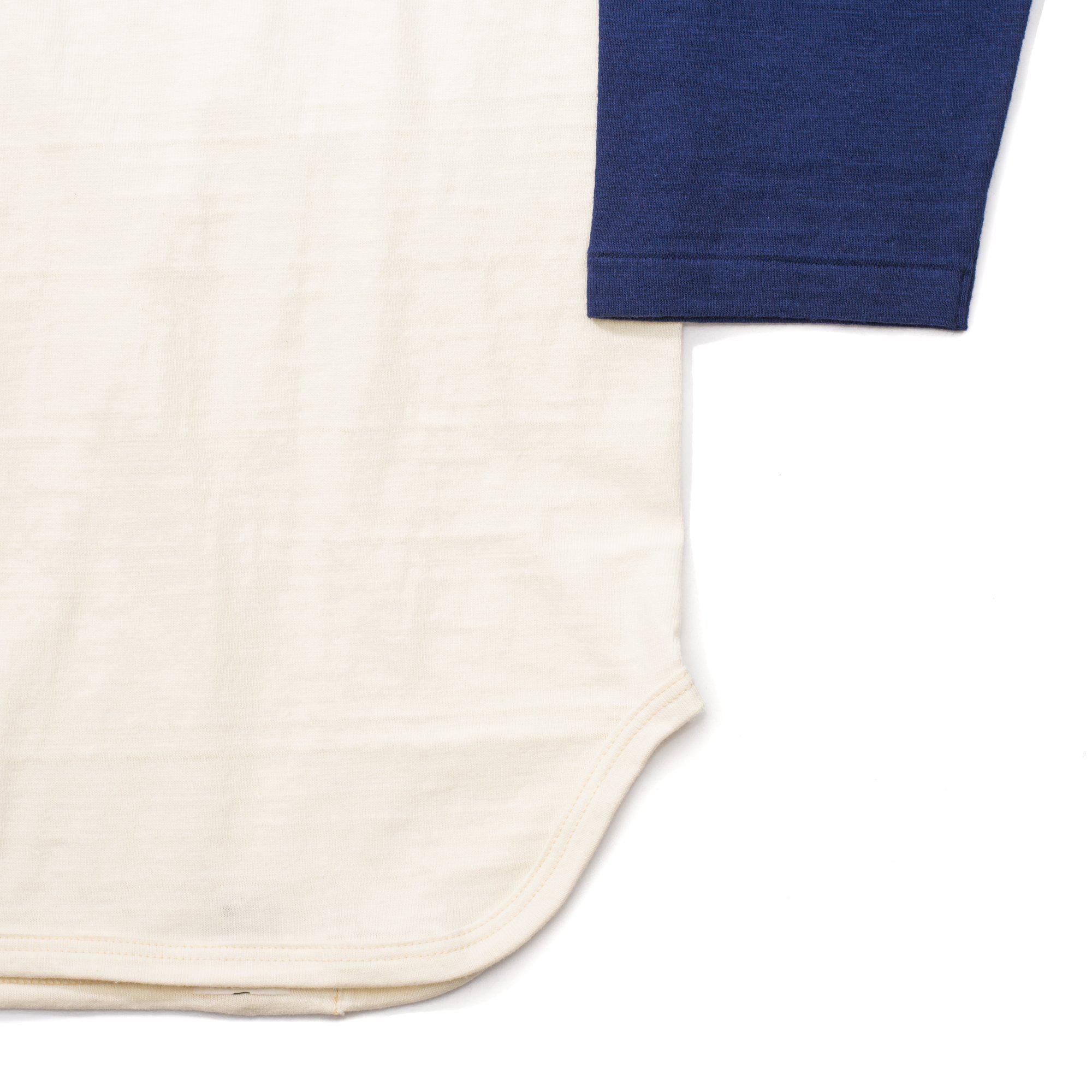 Warehouse 4800 Baseball Tee Cream/Navy-Clutch Cafe
