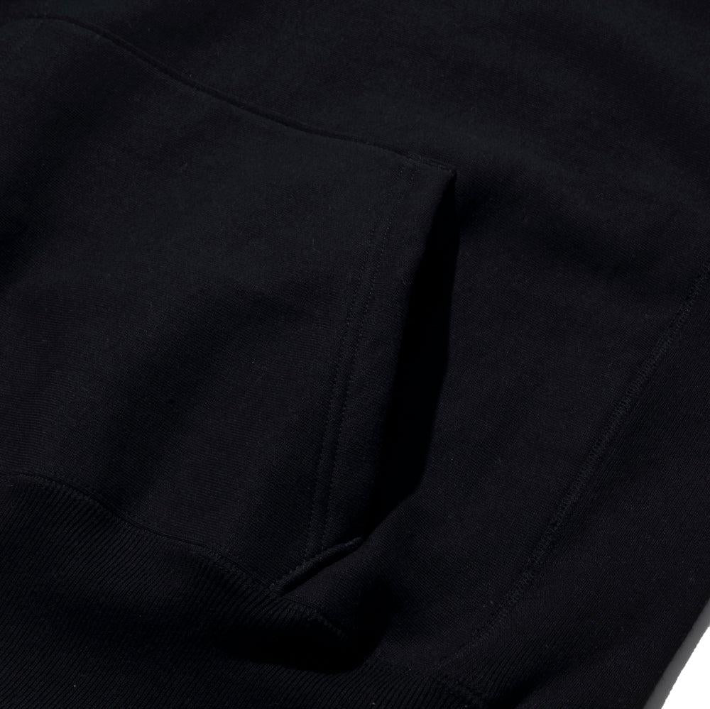 Warehouse & Co Lot. 484 Hooded Sweatshirt Black-Hooded Sweatshirt-Clutch Cafe