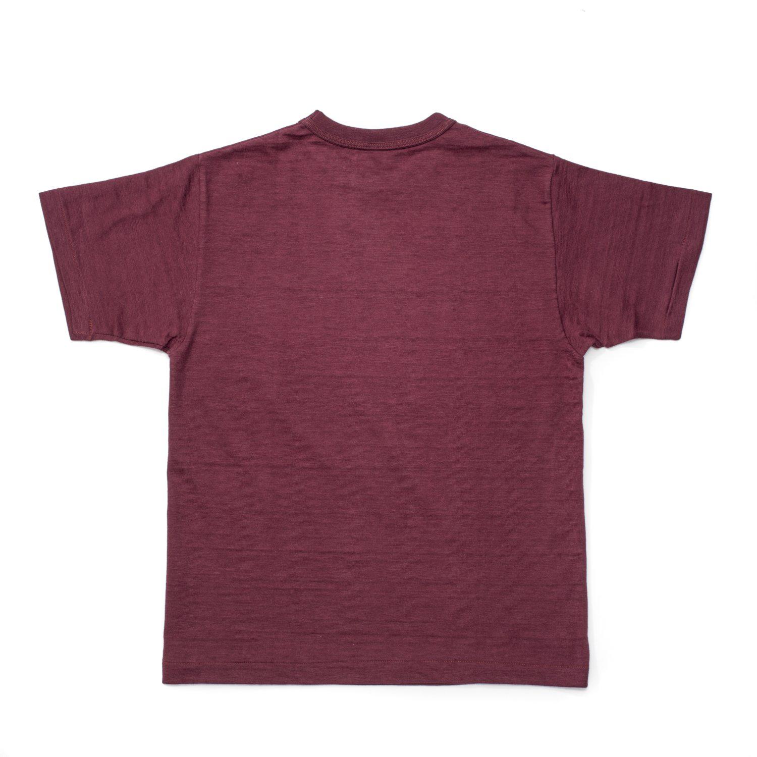 Warehouse & Co. Lot 4601 T-shirt Burgundy-T-shirt-Clutch Cafe