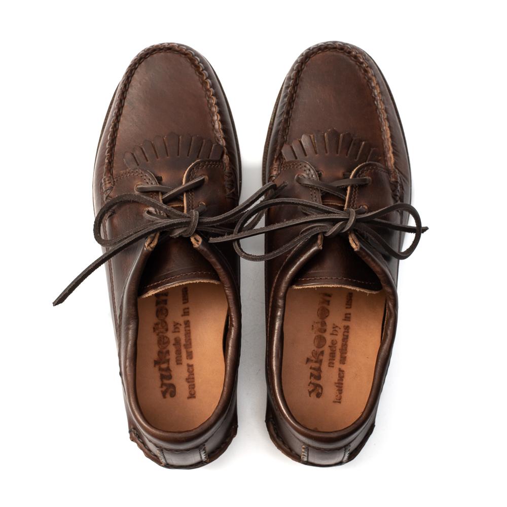 Yuketen Blucher w/Kiltie w/Camp Sole Brown-Clutch Cafe