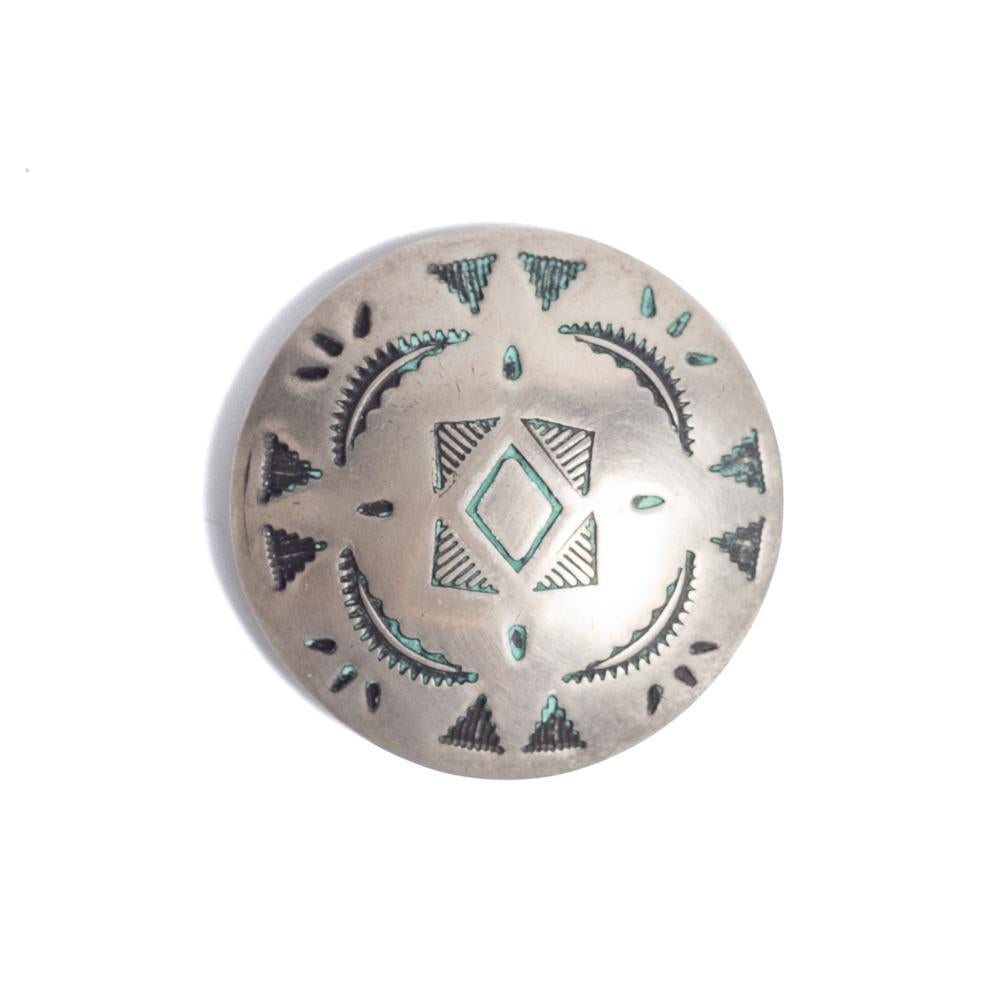 Yuketen Nickel Silver Concho Pin (1.5")-Pin-Clutch Cafe
