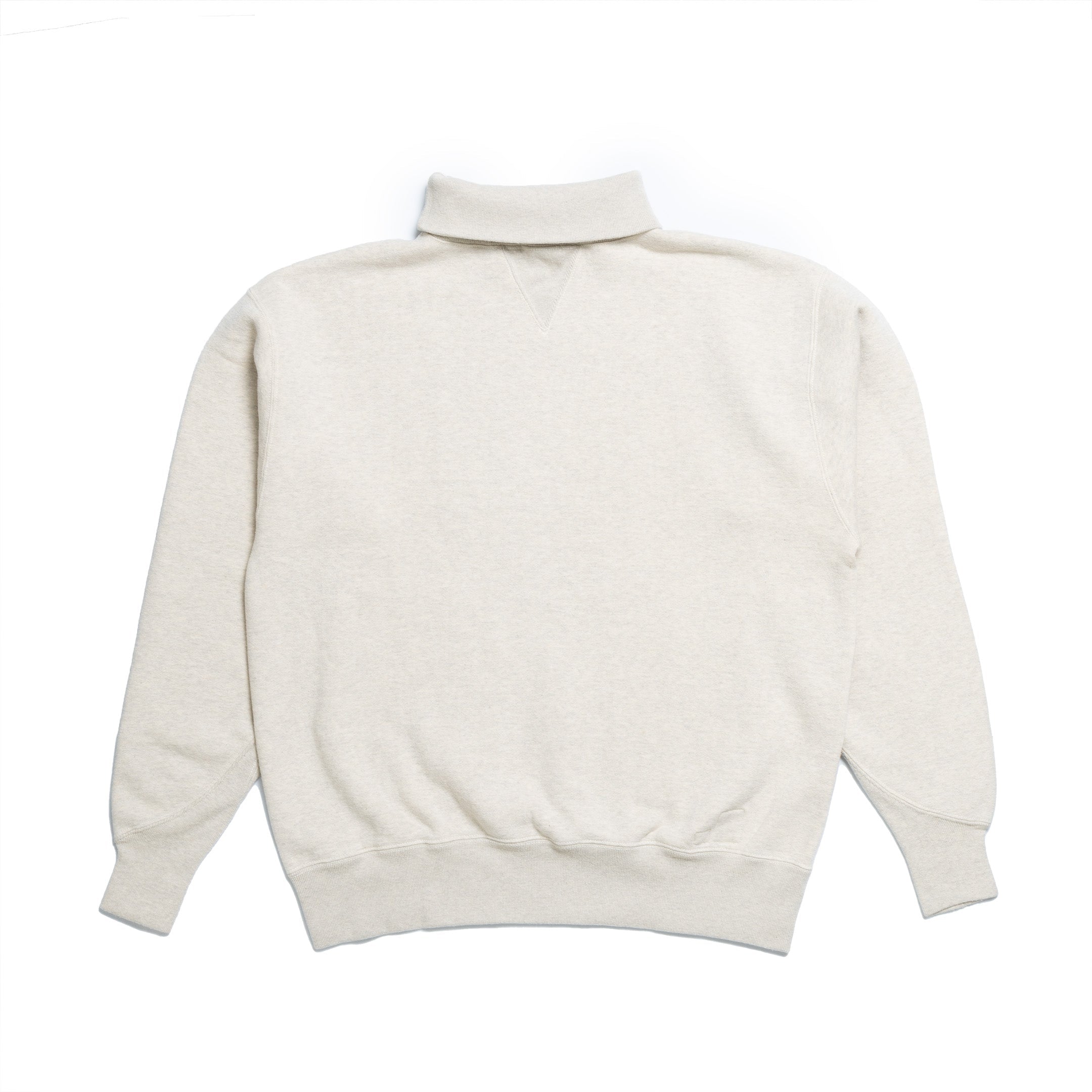 A.G. Spalding & Bros Turtle Neck Training Sweatshirt Oatmeal-Sweatshirt-Clutch Cafe