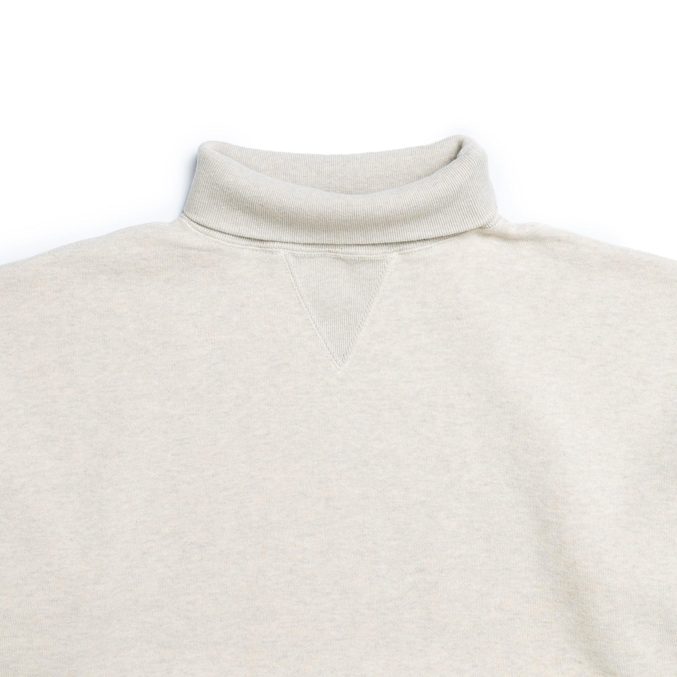 A.G. Spalding & Bros Turtle Neck Training Sweatshirt Oatmeal-Sweatshirt-Clutch Cafe