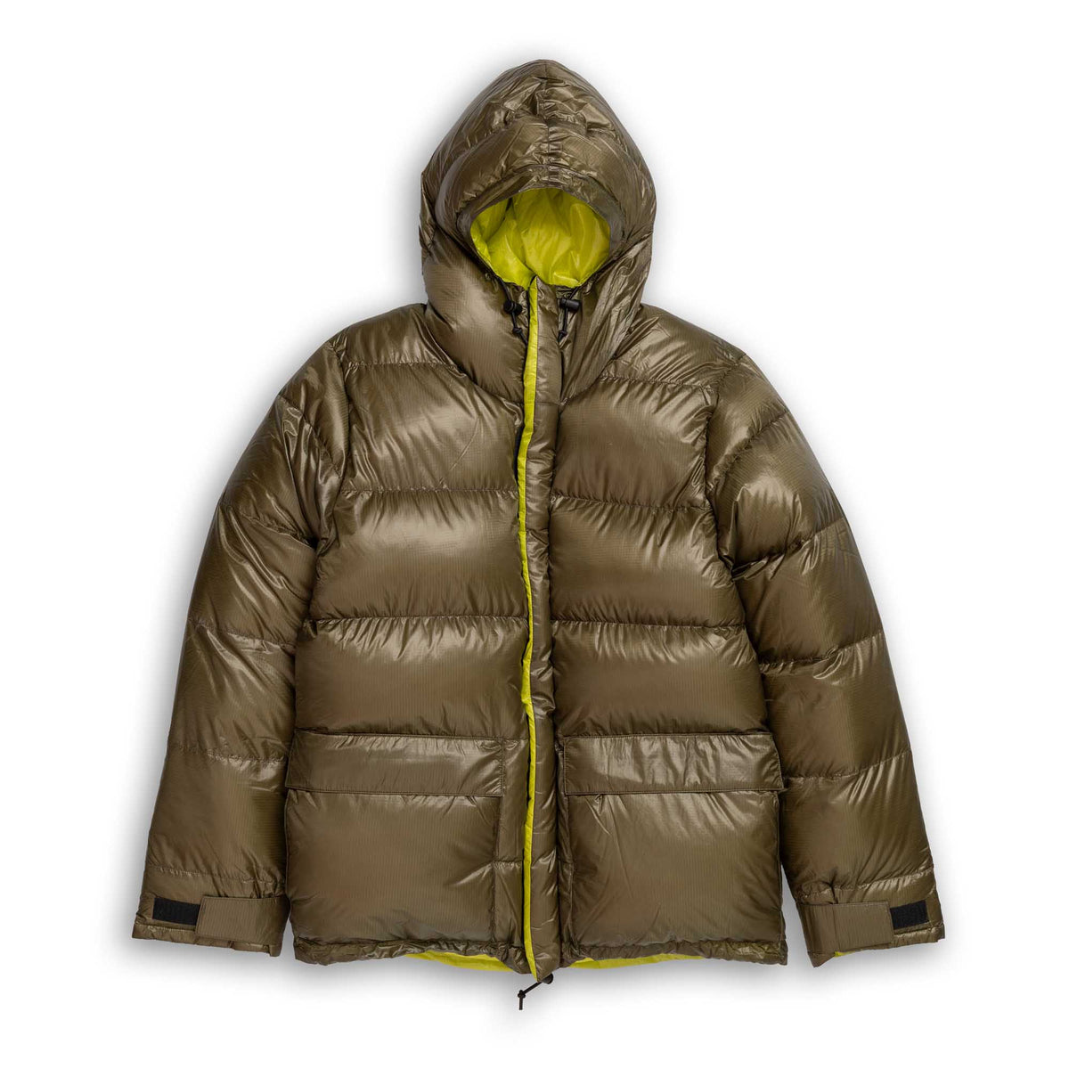 Alaska Sleeping Bag Nylon Rip Stop Down Parka Olive-Down Jacket-Clutch Cafe