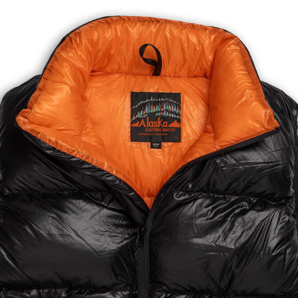 Alaska Sleeping Bag Nylon Rip Stop Down Vest Black-Down Jacket-Clutch Cafe