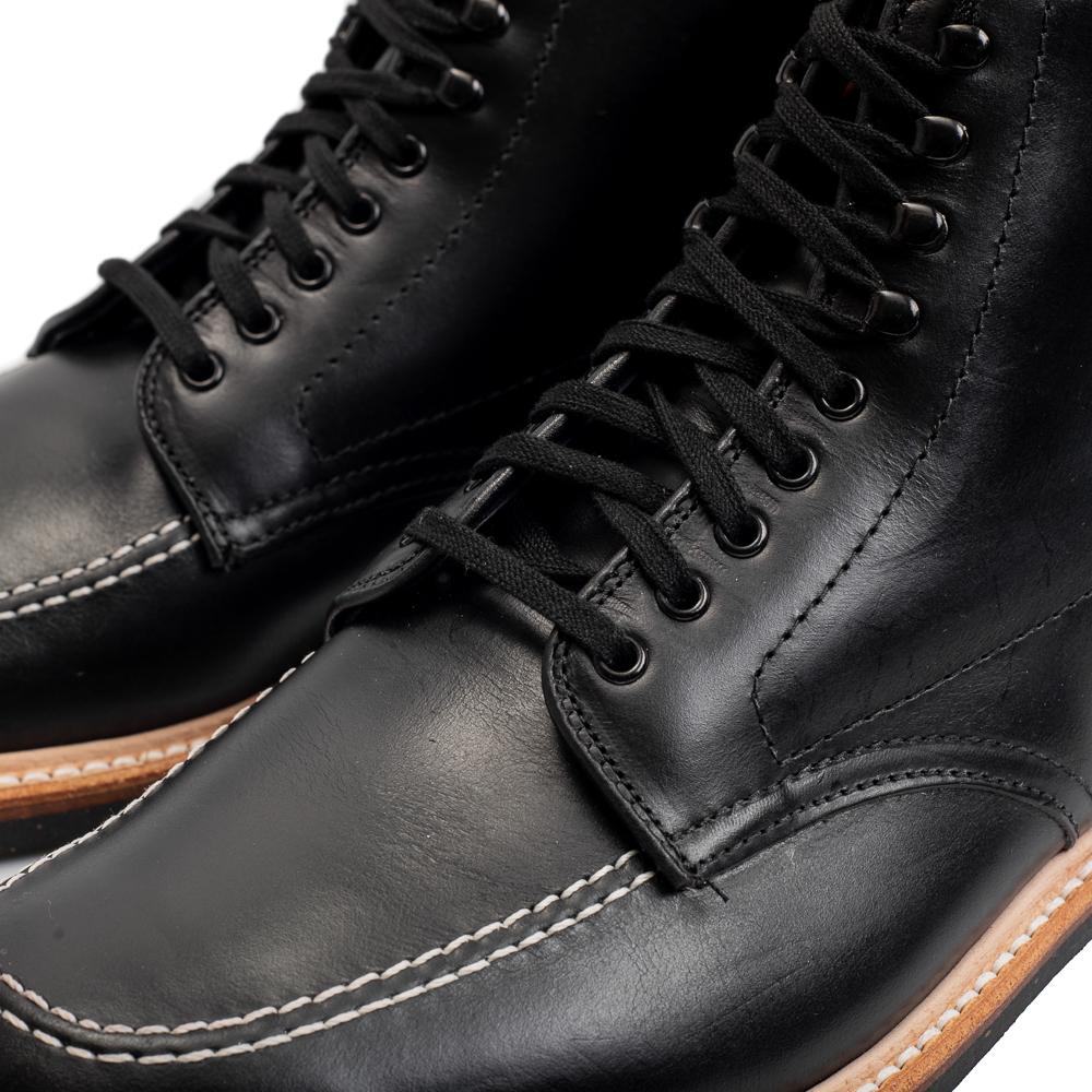Alden Indy Work Boot Black 401-Boots-Clutch Cafe