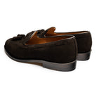 Alden Tassel Loafer Brown Suede 666-shoes-Clutch Cafe