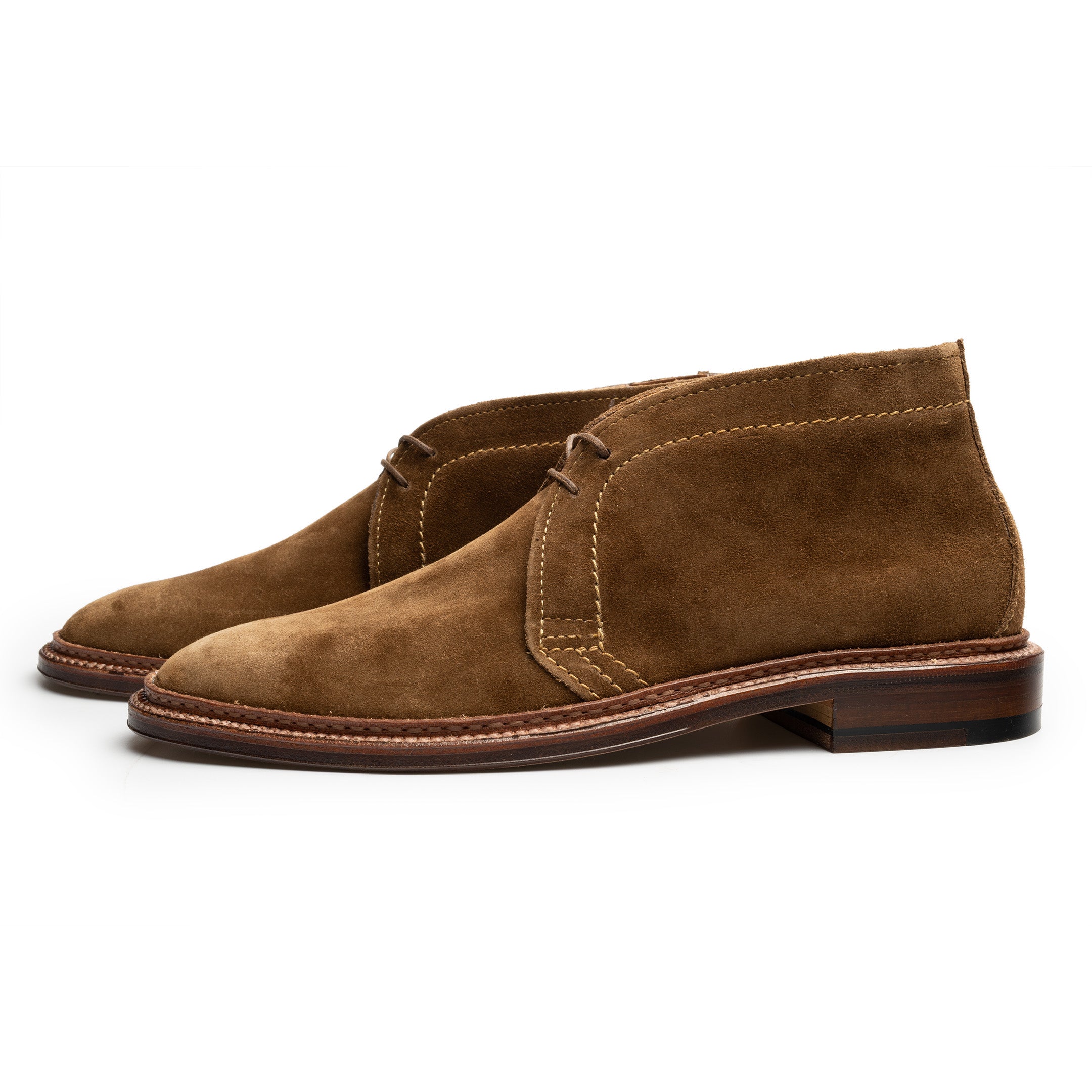 Alden Unlined Chukka Boot Snuff Suede 1493-shoes-Clutch Cafe