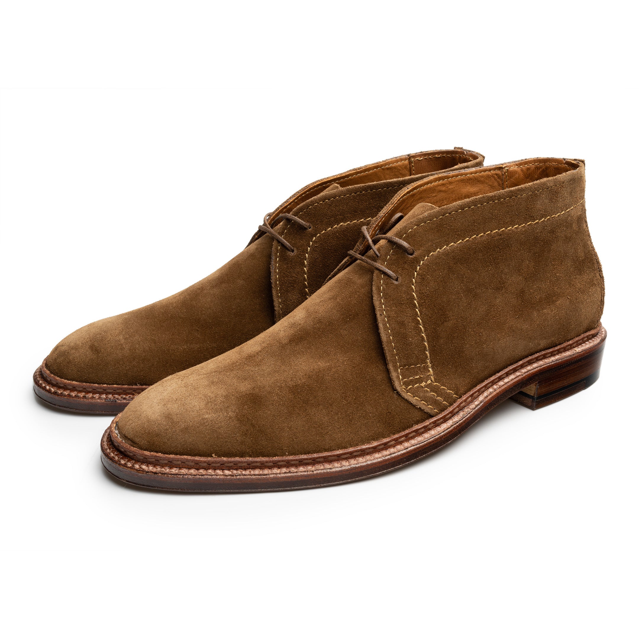 Alden Unlined Chukka Boot Snuff Suede 1493-shoes-Clutch Cafe
