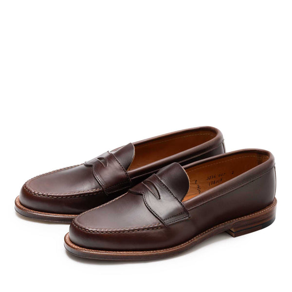 Brown Chromexcel Leather Alden Chromexcel Loafer 17831F Unlined