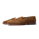 Alden Unlined Penny Loafer Snuff Suede 5735F-Shoe-Clutch Cafe