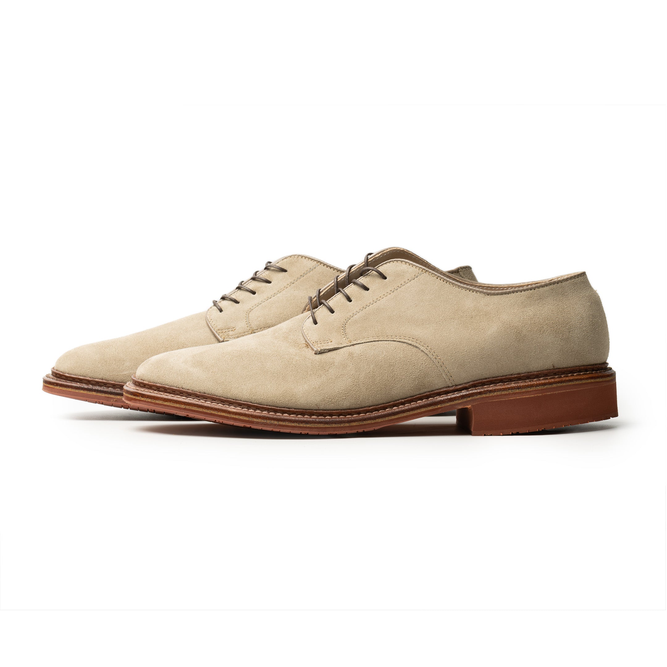 Alden x Clutch Cafe Milkshake Suede Blucher w/ Redbrick Sole 96702L-Shoe-Clutch Cafe
