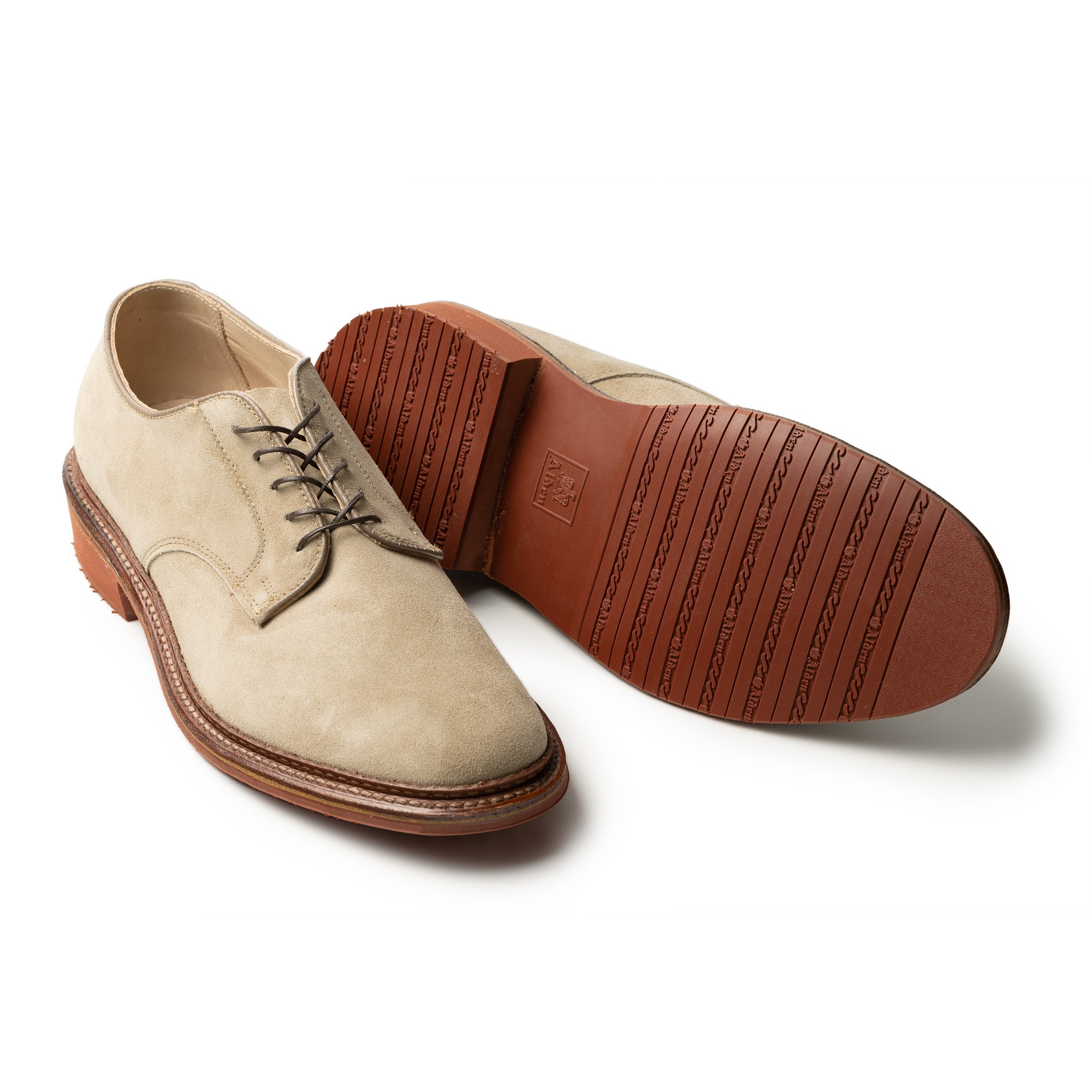 Alden x Clutch Cafe Milkshake Suede Blucher w/ Redbrick Sole 96702L-Shoe-Clutch Cafe