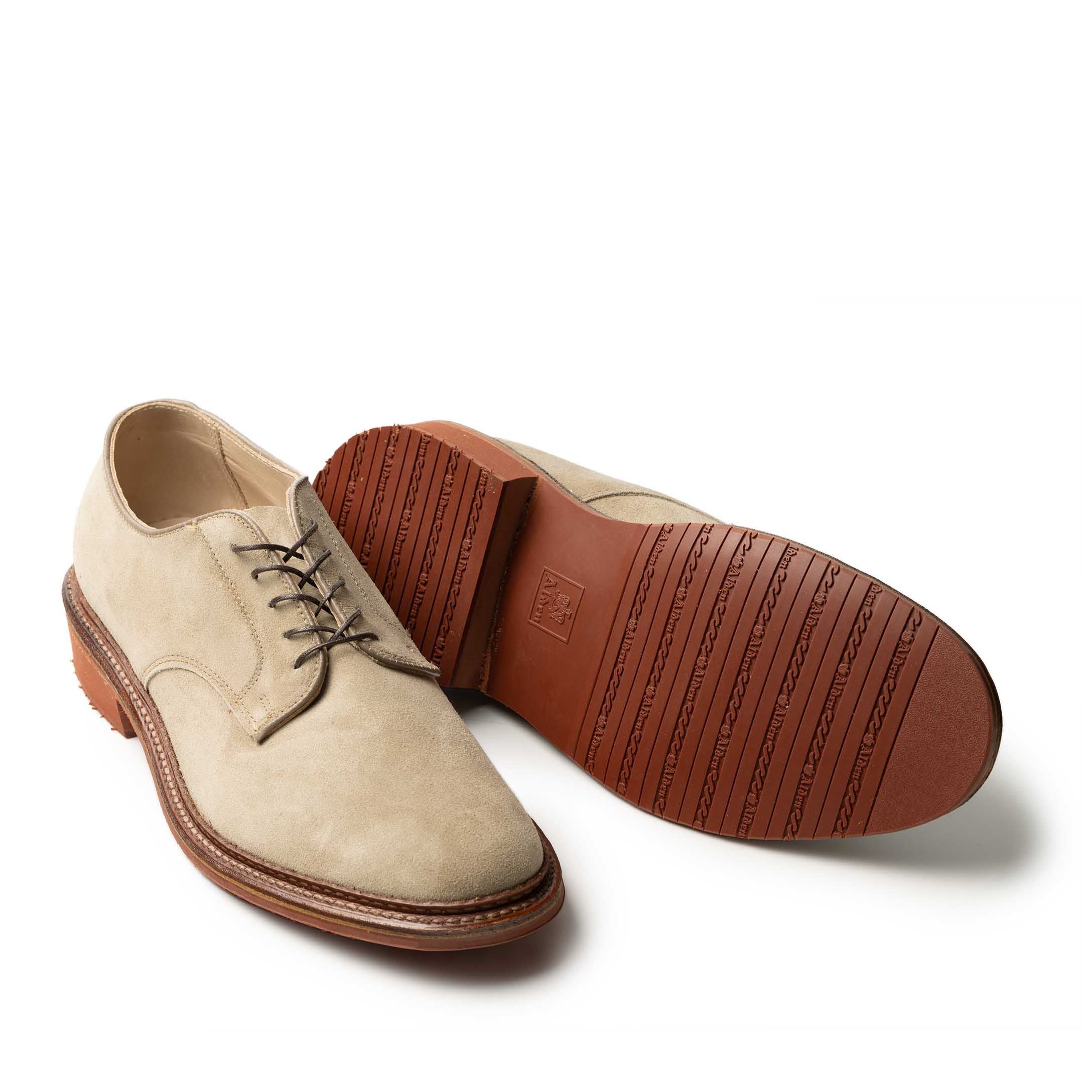 Alden x Clutch Cafe Milkshake Suede Blucher w/ Redbrick Sole 96702L-Shoe-Clutch Cafe