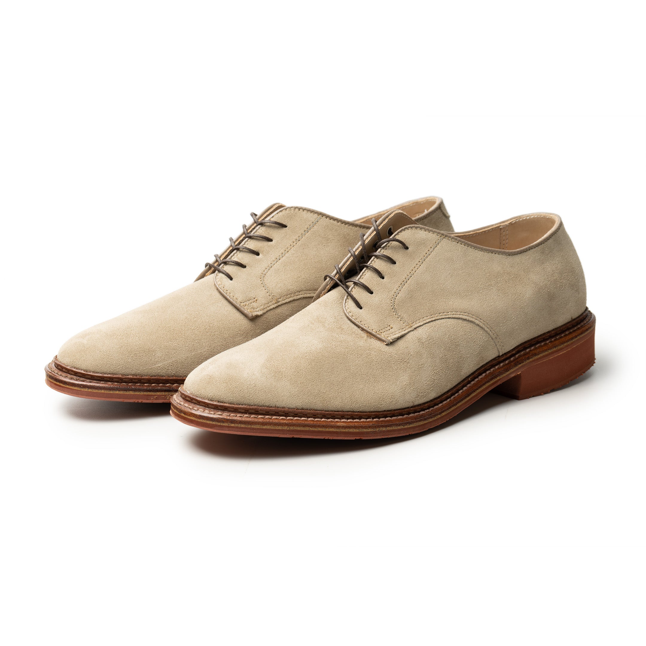 Alden x Clutch Cafe Milkshake Suede Blucher w/ Redbrick Sole 96702L-Shoe-Clutch Cafe