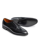 Alden x Clutch Cafe V-Tip Blucher Black Cordovan A0606-Shoes-Clutch Cafe