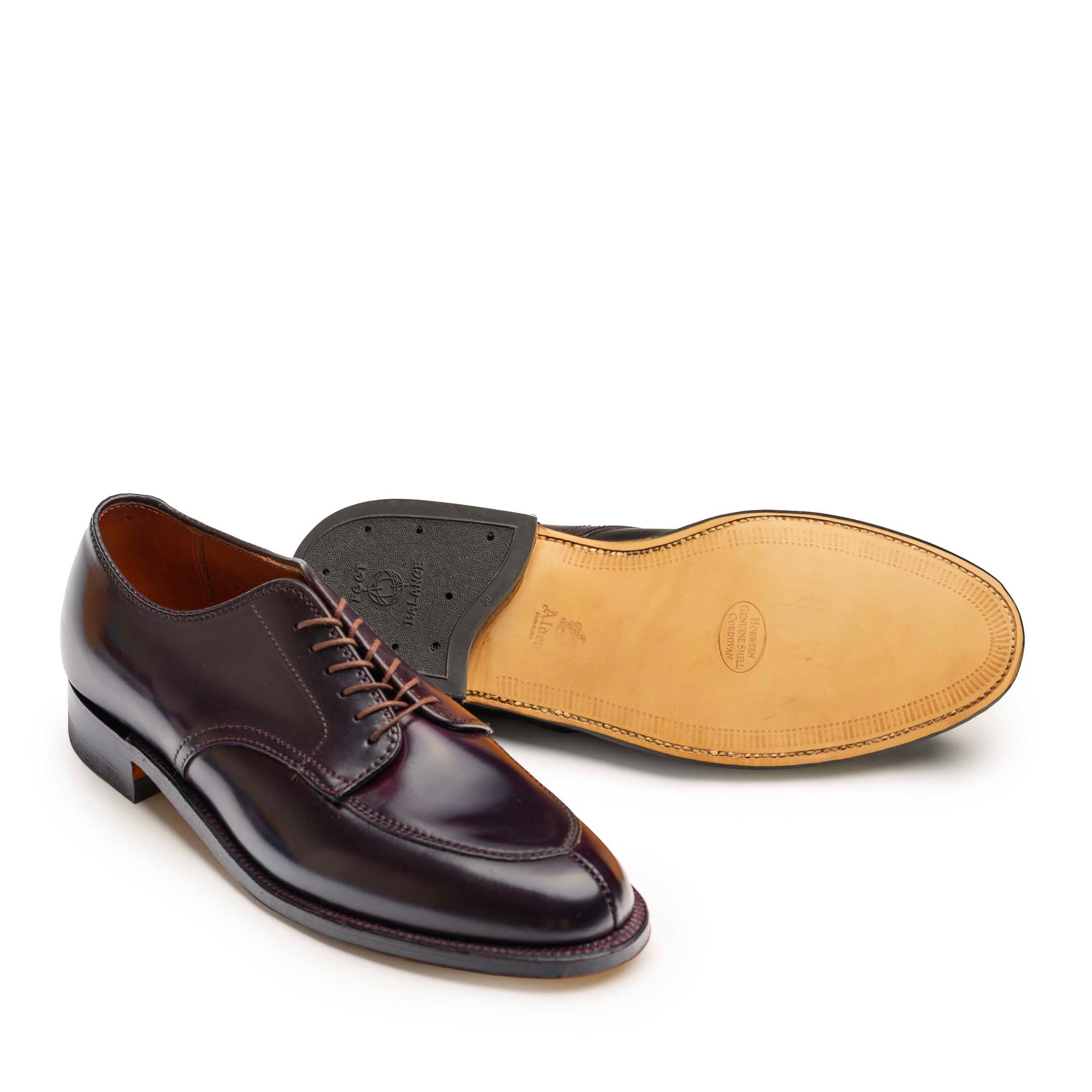 Alden x Clutch Cafe V-Tip Blucher Colour #8 Cordovan A0607