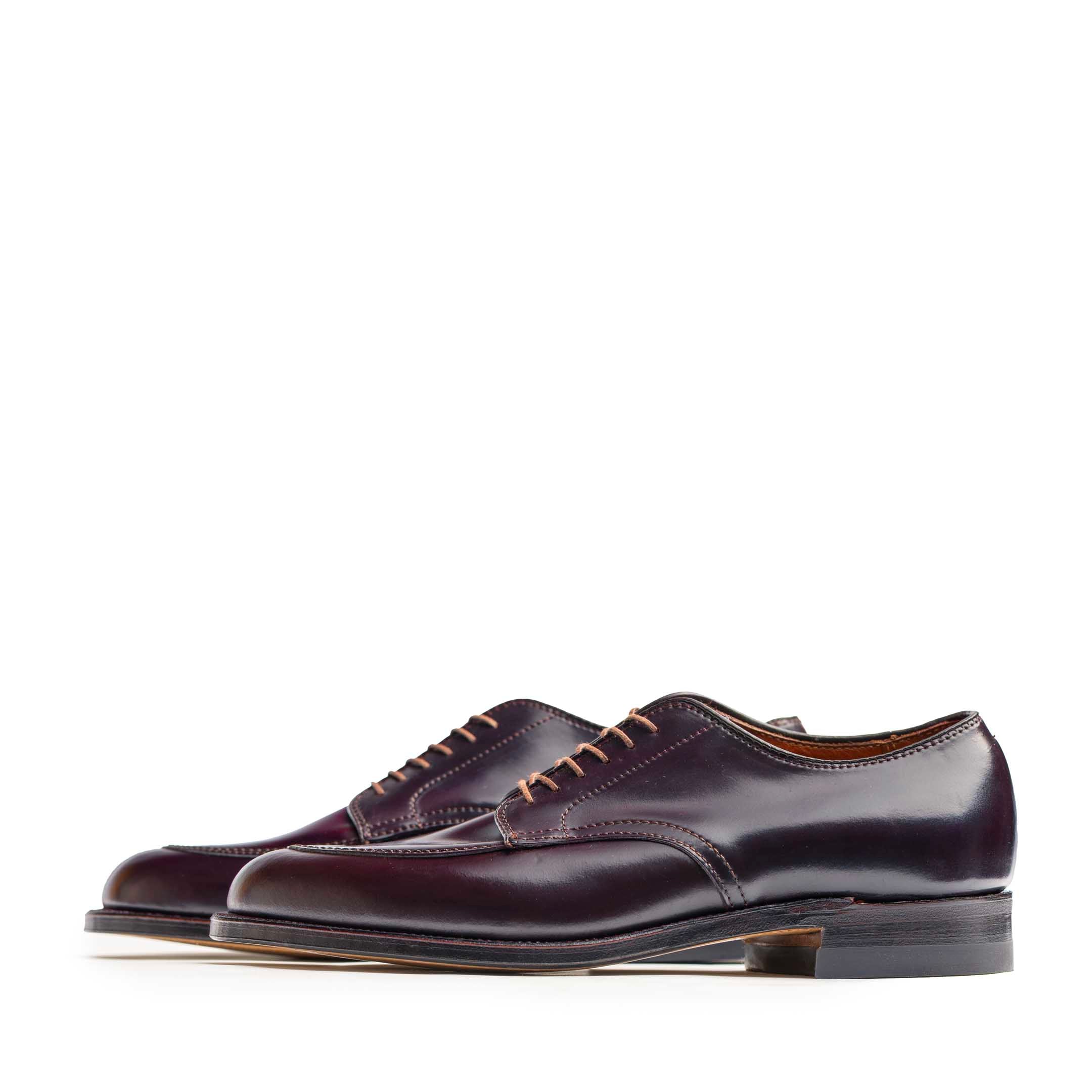 Alden x Clutch Cafe V-Tip Blucher Colour #8 Cordovan A0607