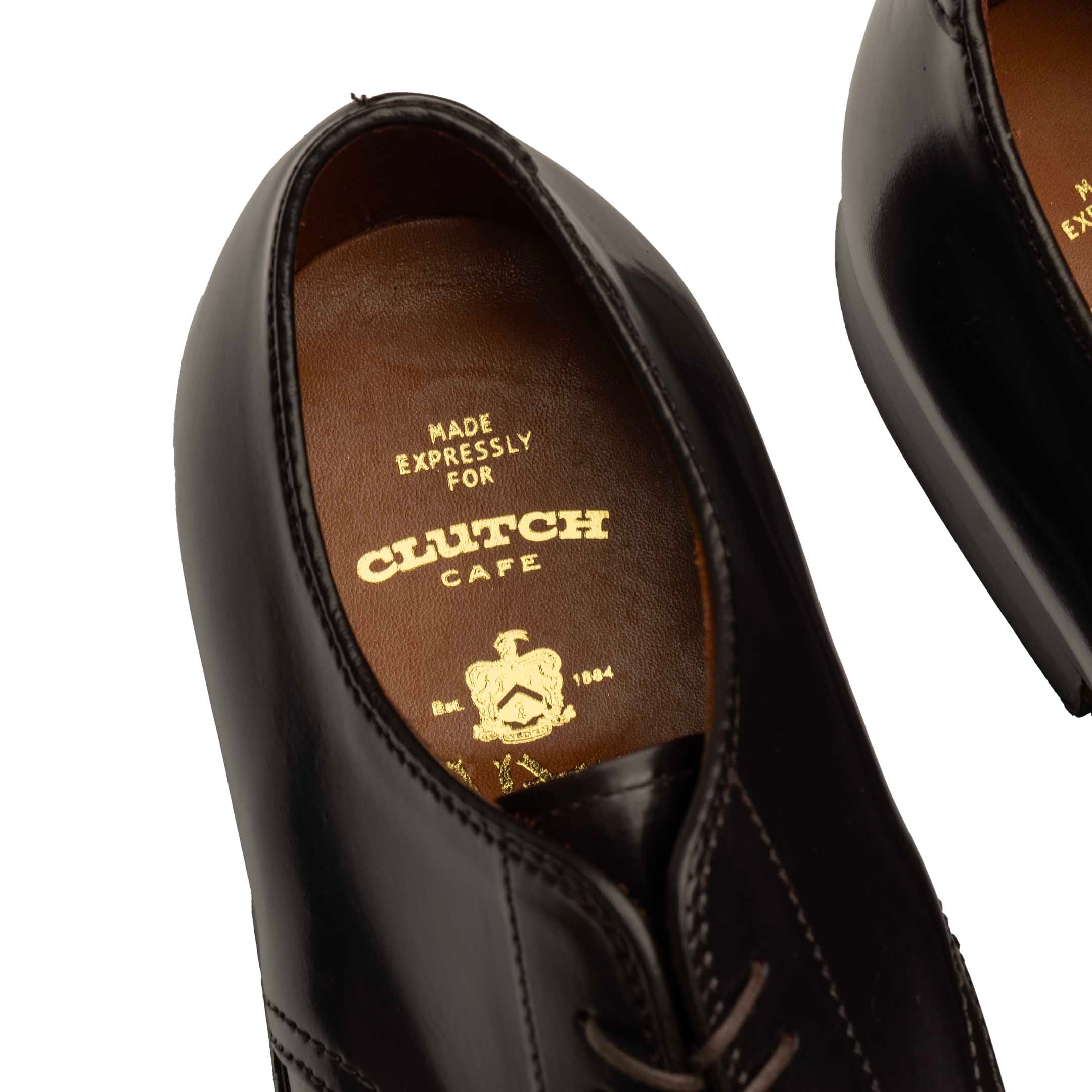 Alden x Clutch Cafe V-Tip Blucher Colour #8 Cordovan A0607