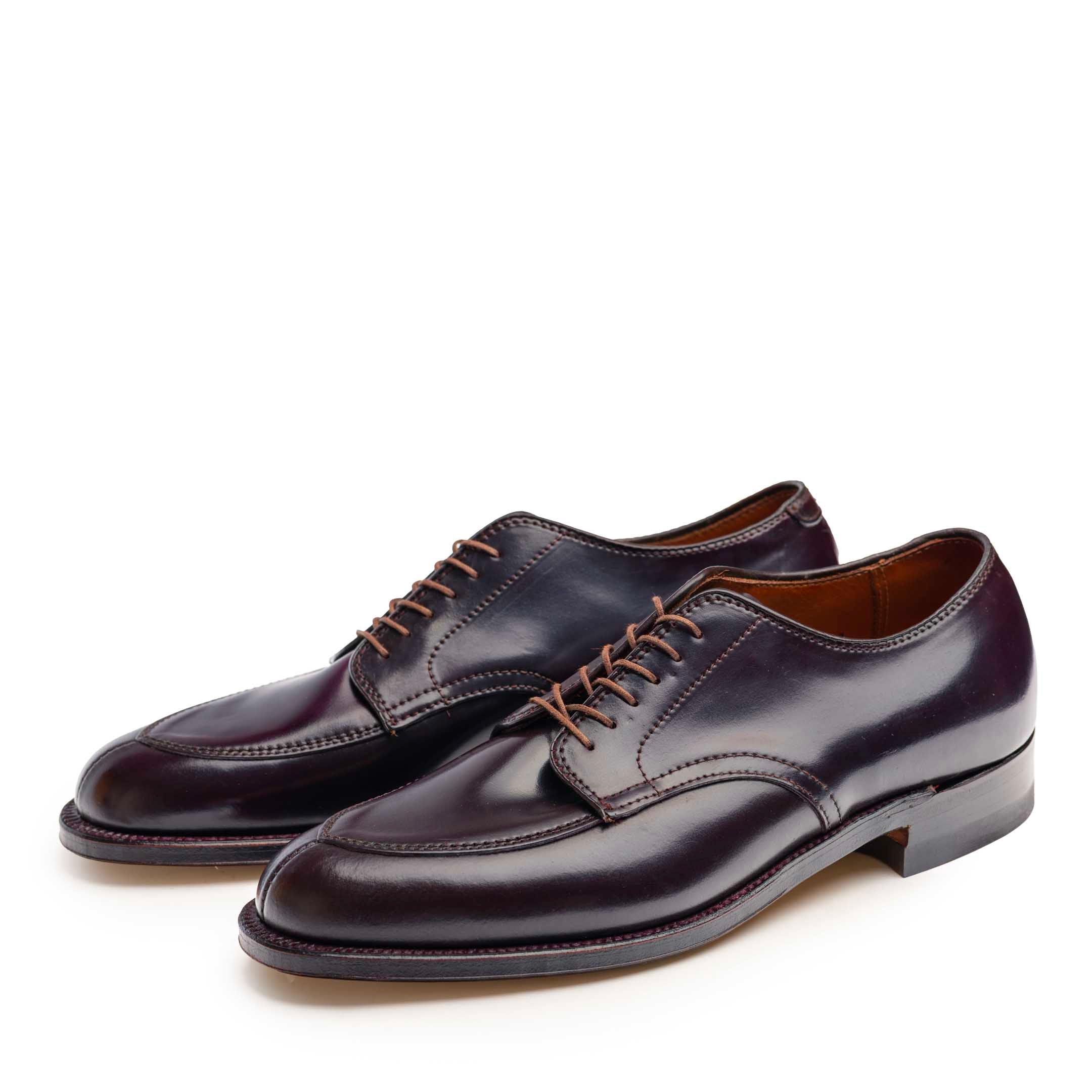 Alden x Clutch Cafe V-Tip Blucher Colour #8 Cordovan A0607