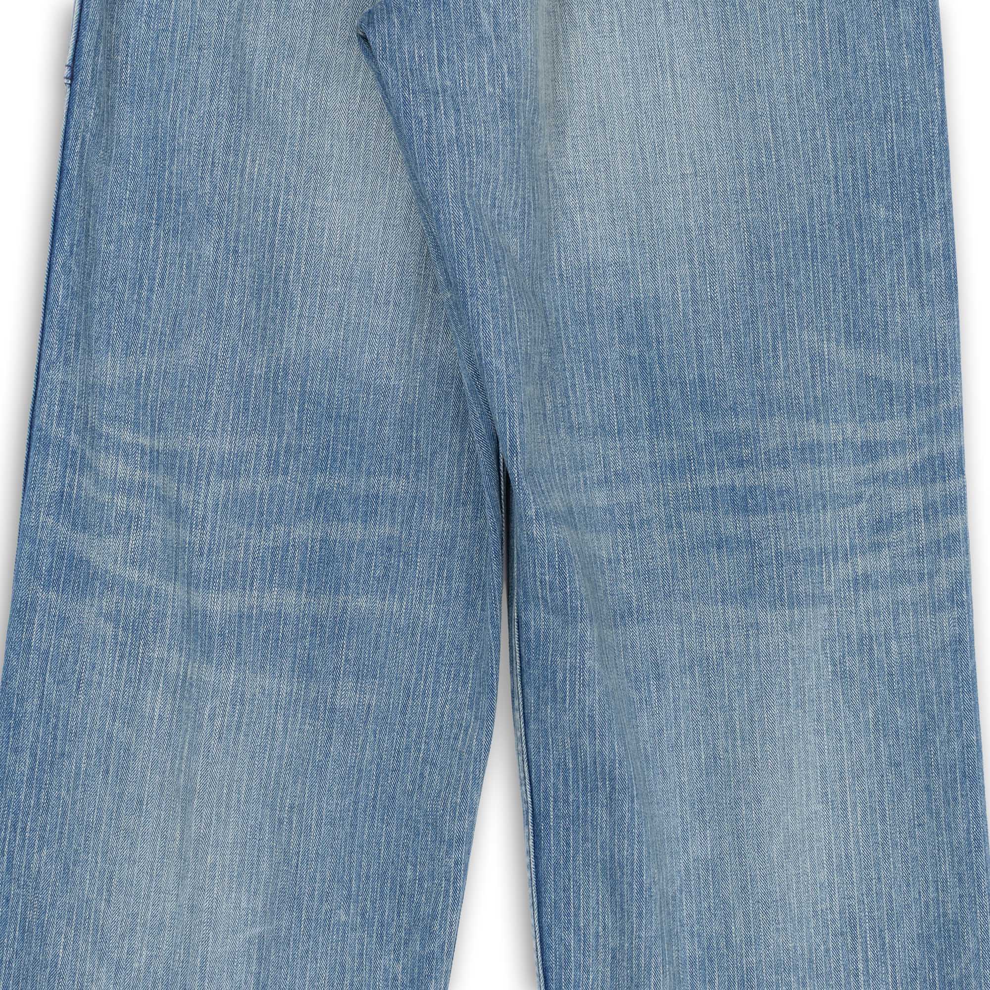 Allevol Baker Pants Indigo Used Wash-Trousers-Clutch Cafe