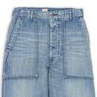Allevol Baker Pants Indigo Used Wash-Trousers-Clutch Cafe