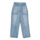 Allevol Baker Pants Indigo Used Wash-Trousers-Clutch Cafe