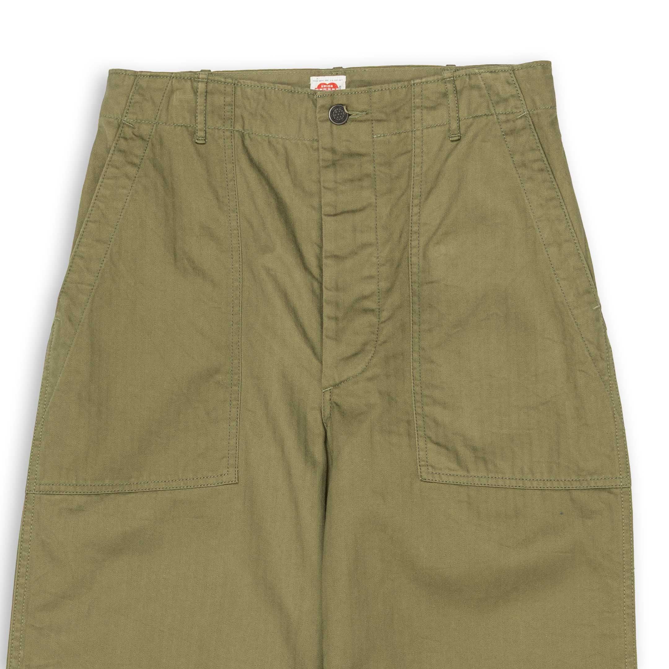 Allevol Baker Pants Olive-Trousers-Clutch Cafe