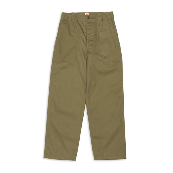 Allevol Baker Pants Olive-Trousers-Clutch Cafe