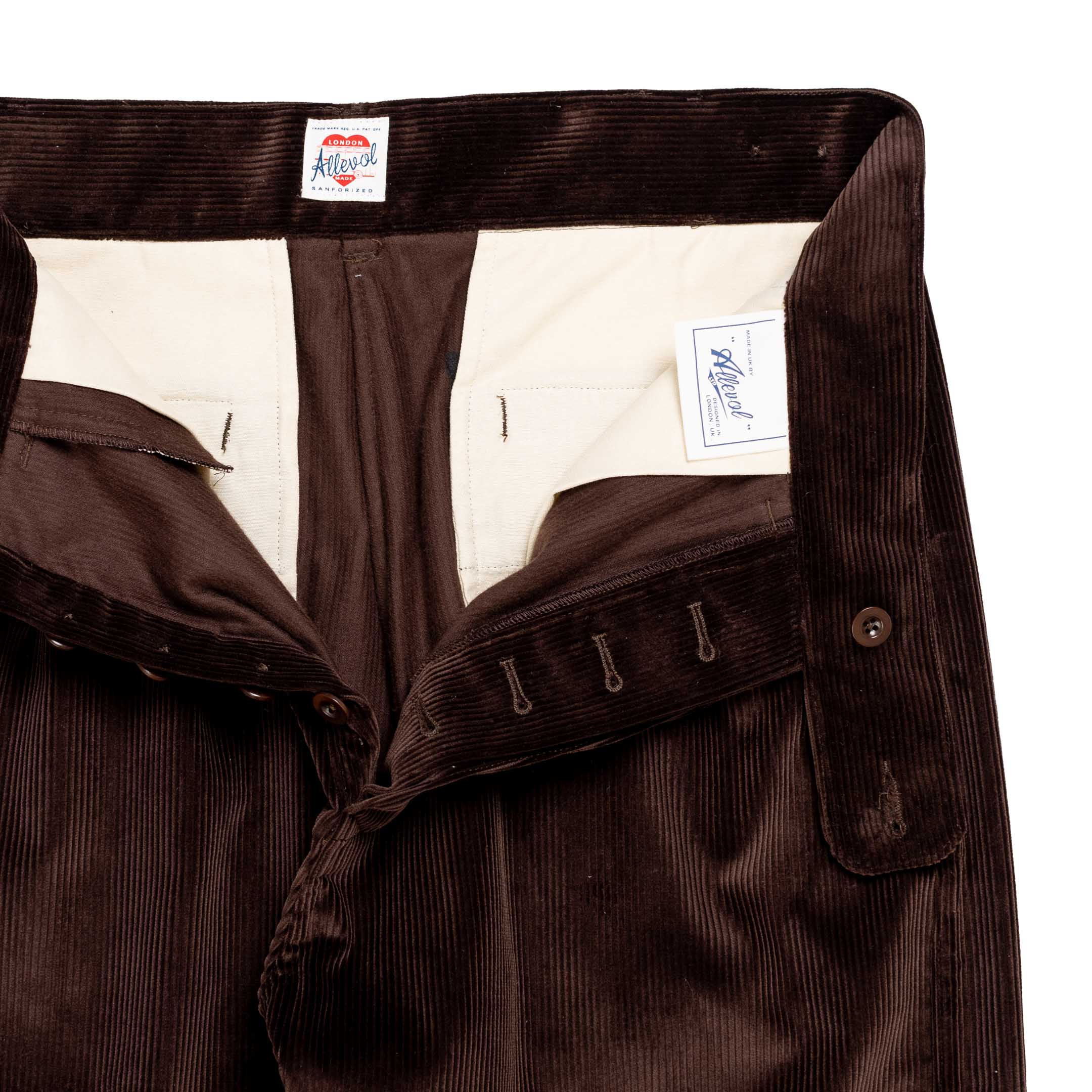 Allevol Brunel Brisbane Moss Corduroy Brown – Clutch Cafe