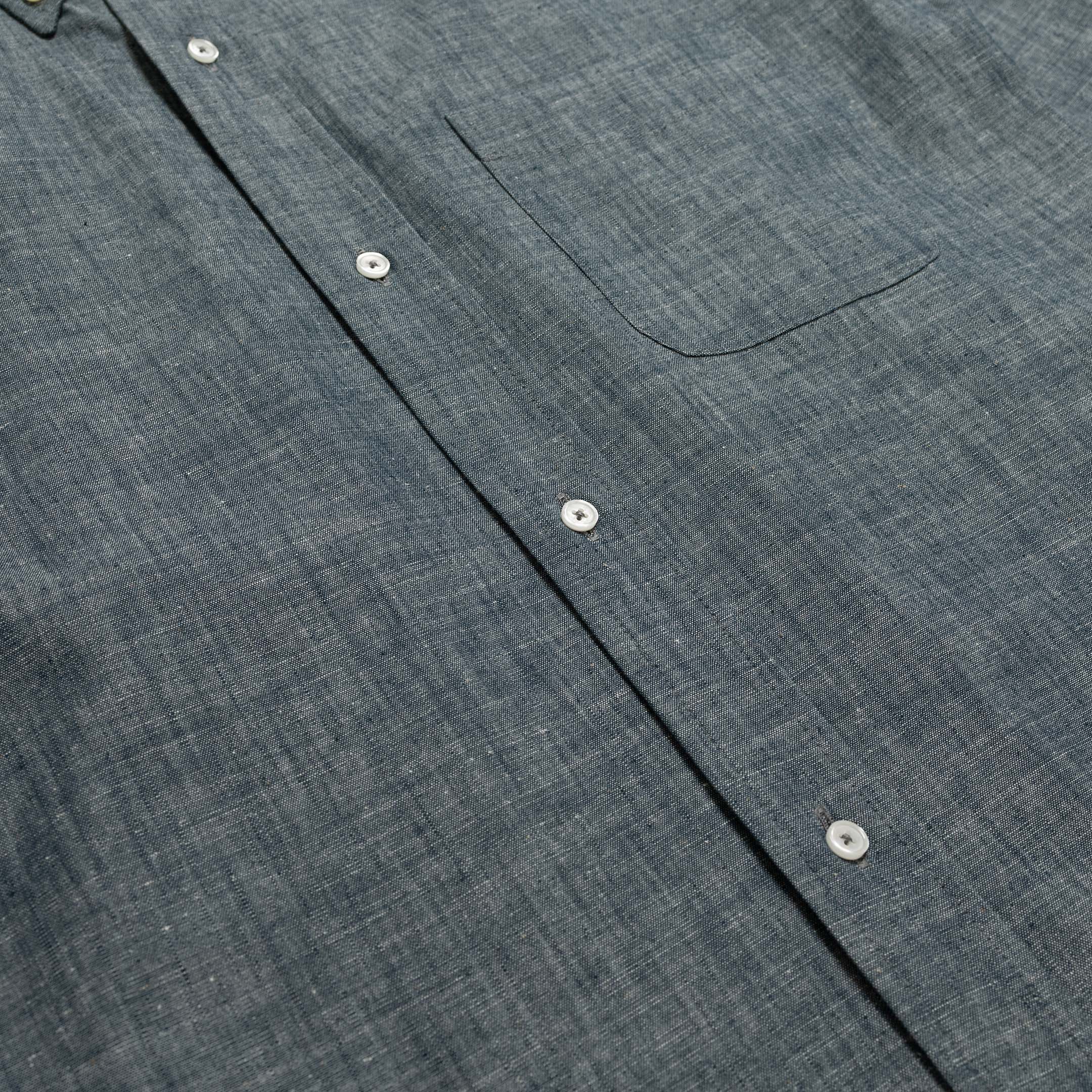 Allevol Chambray Work Shirt Blue-Shirt-Clutch Cafe