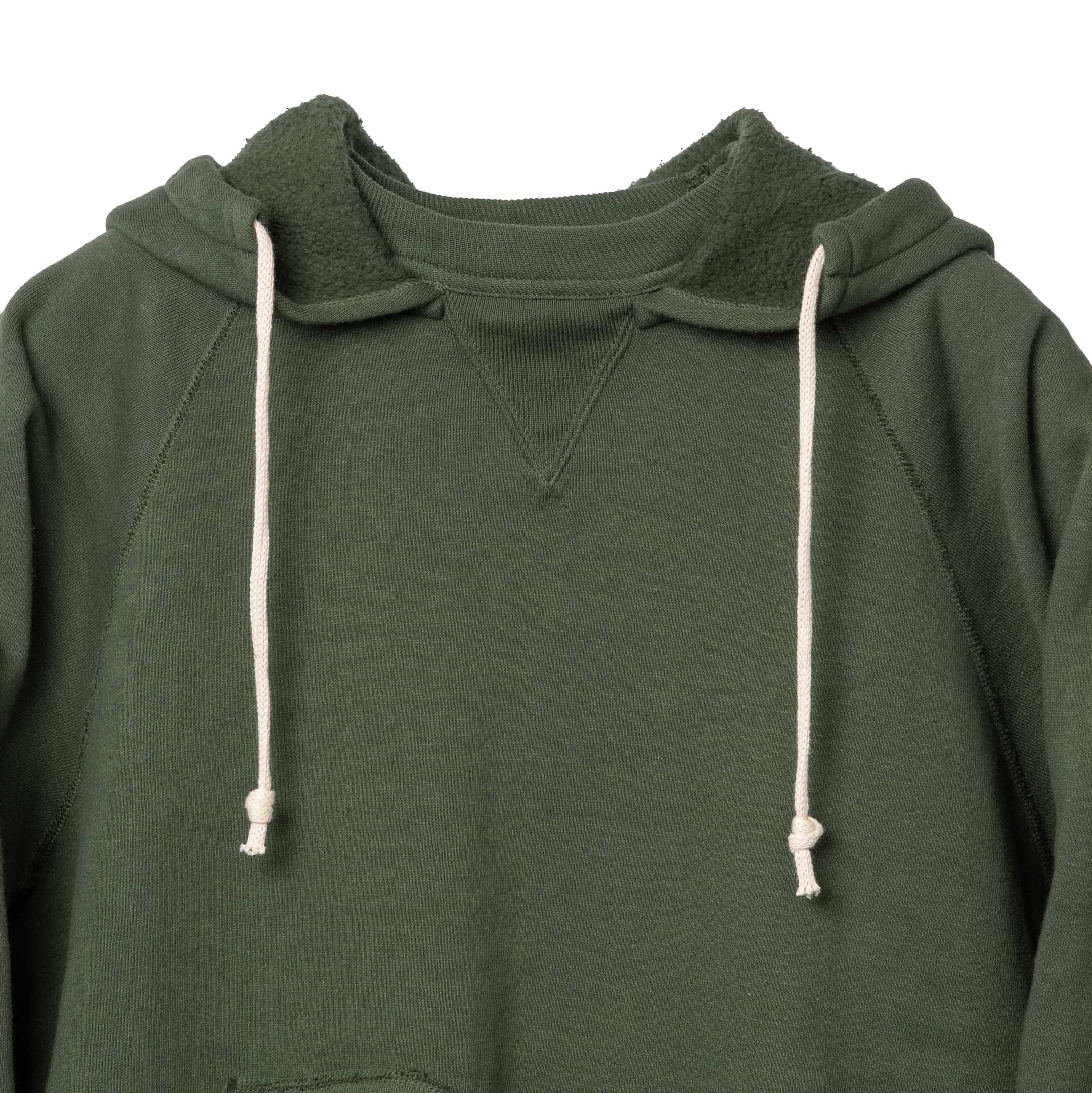 Allevol Easy 'Afterhood' Hooded Sweatshirt Green-Hooded Sweatshirt-Clutch Cafe