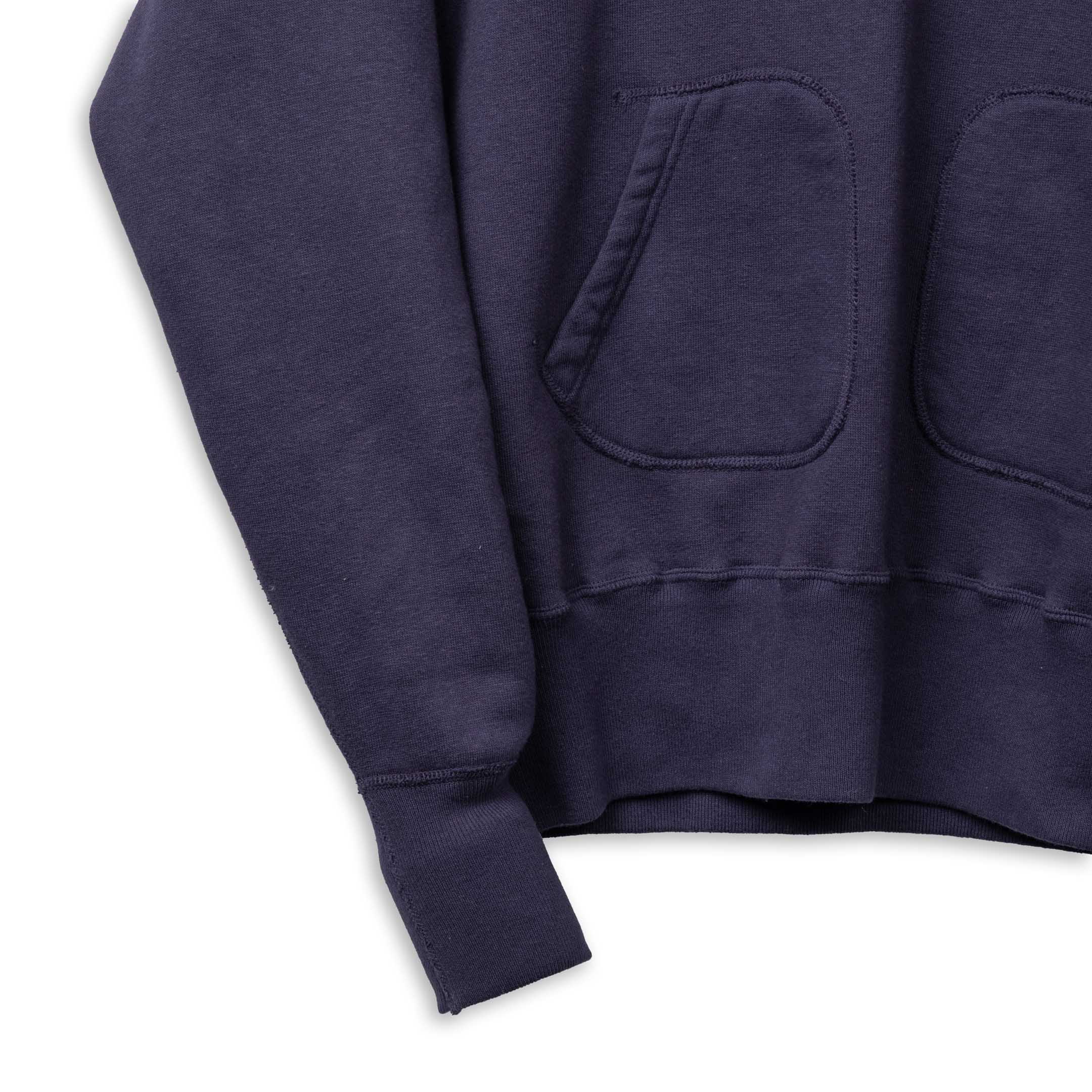 Allevol Easy 'Afterhood' Hooded Sweatshirt Navy-Hooded Sweatshirt-Clutch Cafe