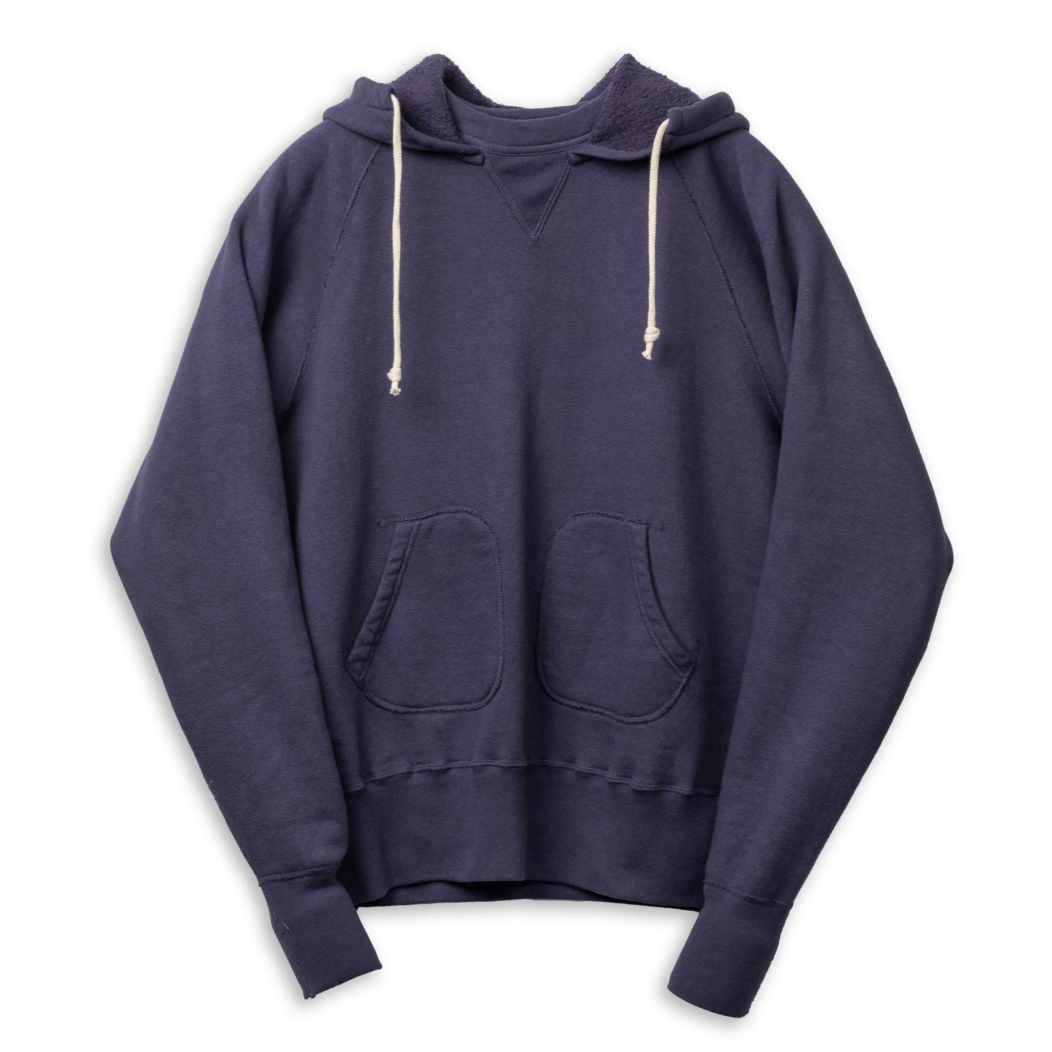 Allevol Easy 'Afterhood' Hooded Sweatshirt Navy-Hooded Sweatshirt-Clutch Cafe