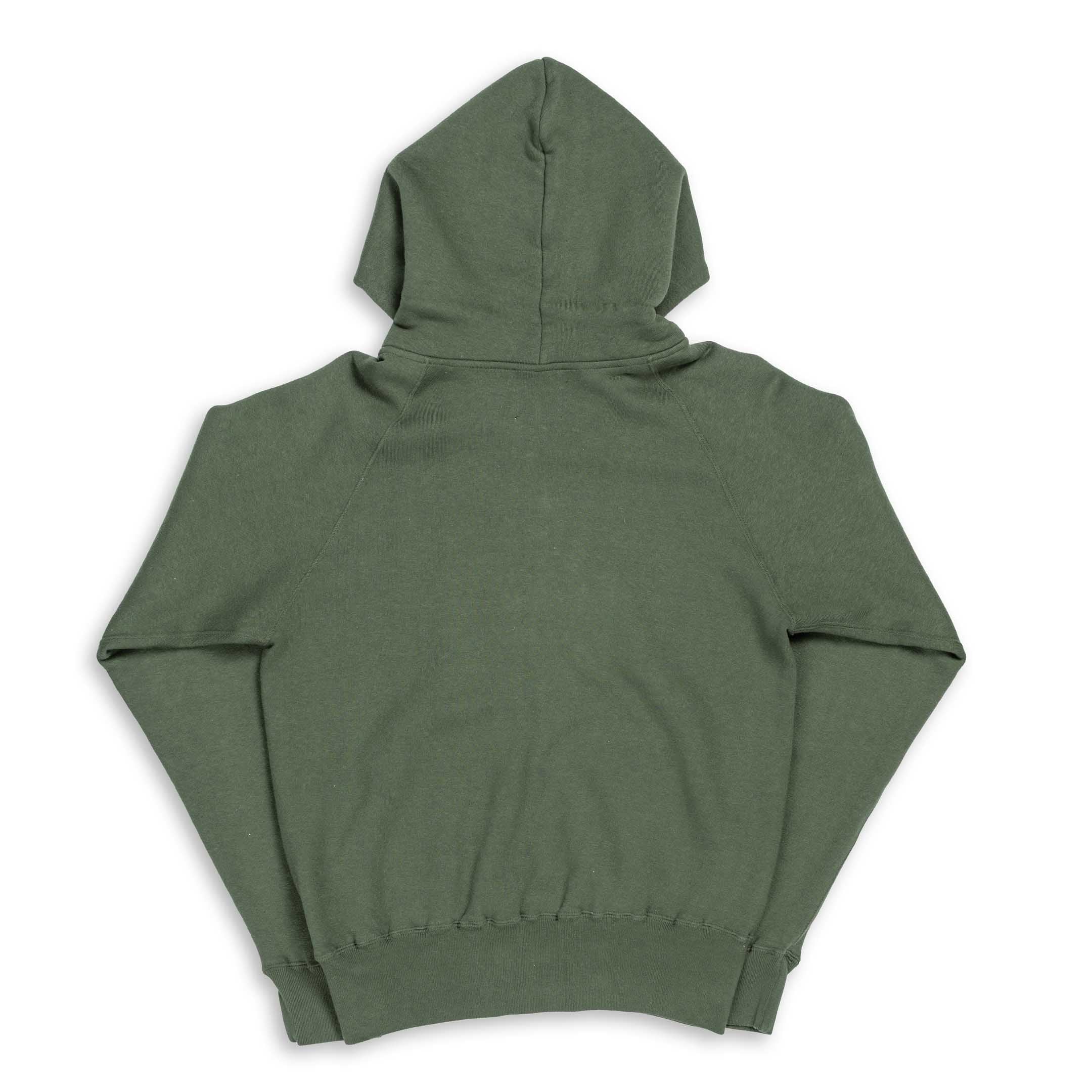 Allevol Easy 'Full Zip' Hooded Sweatshirt Green-Hooded Sweatshirt-Clutch Cafe