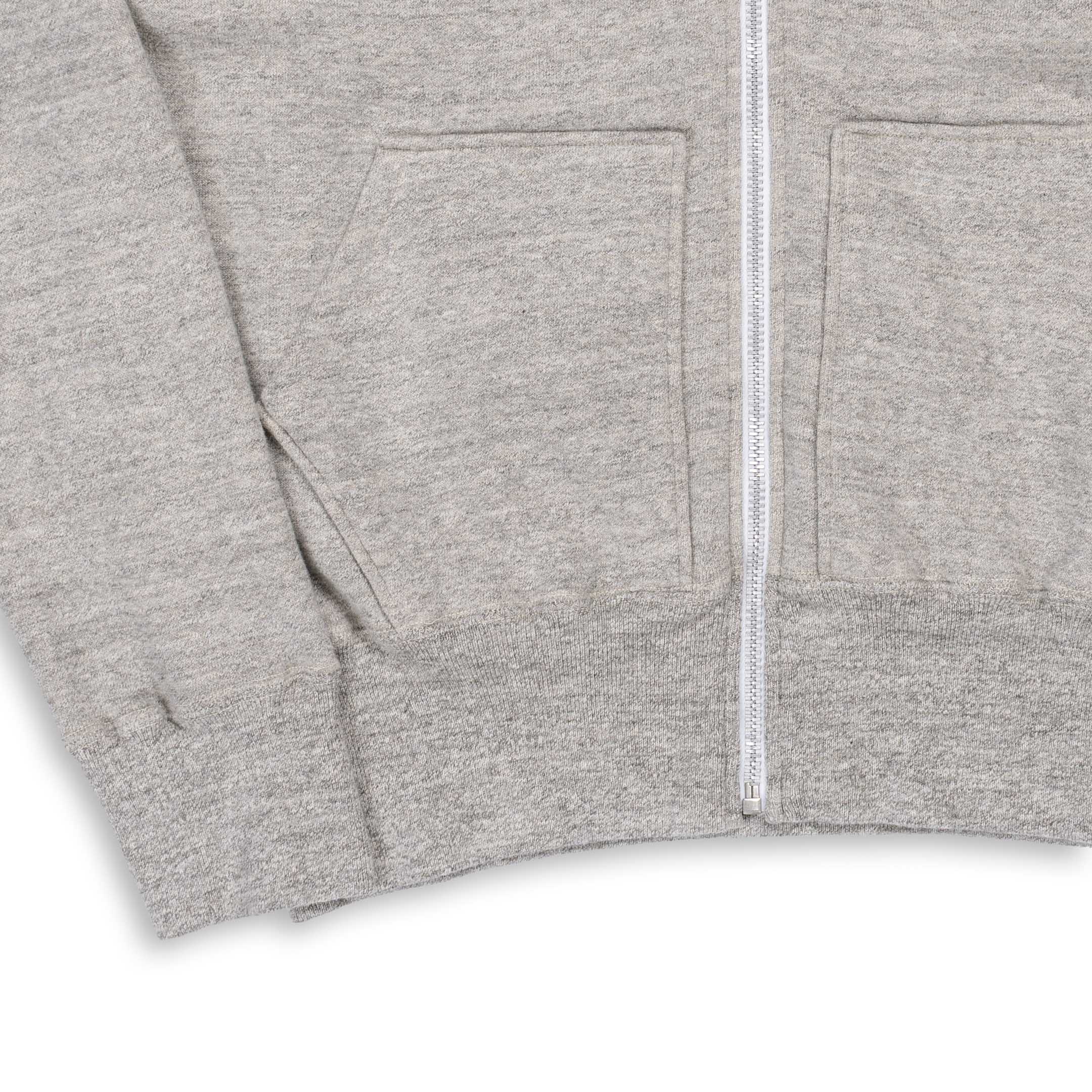 Allevol Easy 'Full Zip' Hooded Sweatshirt Light Grey-Hooded Sweatshirt-Clutch Cafe