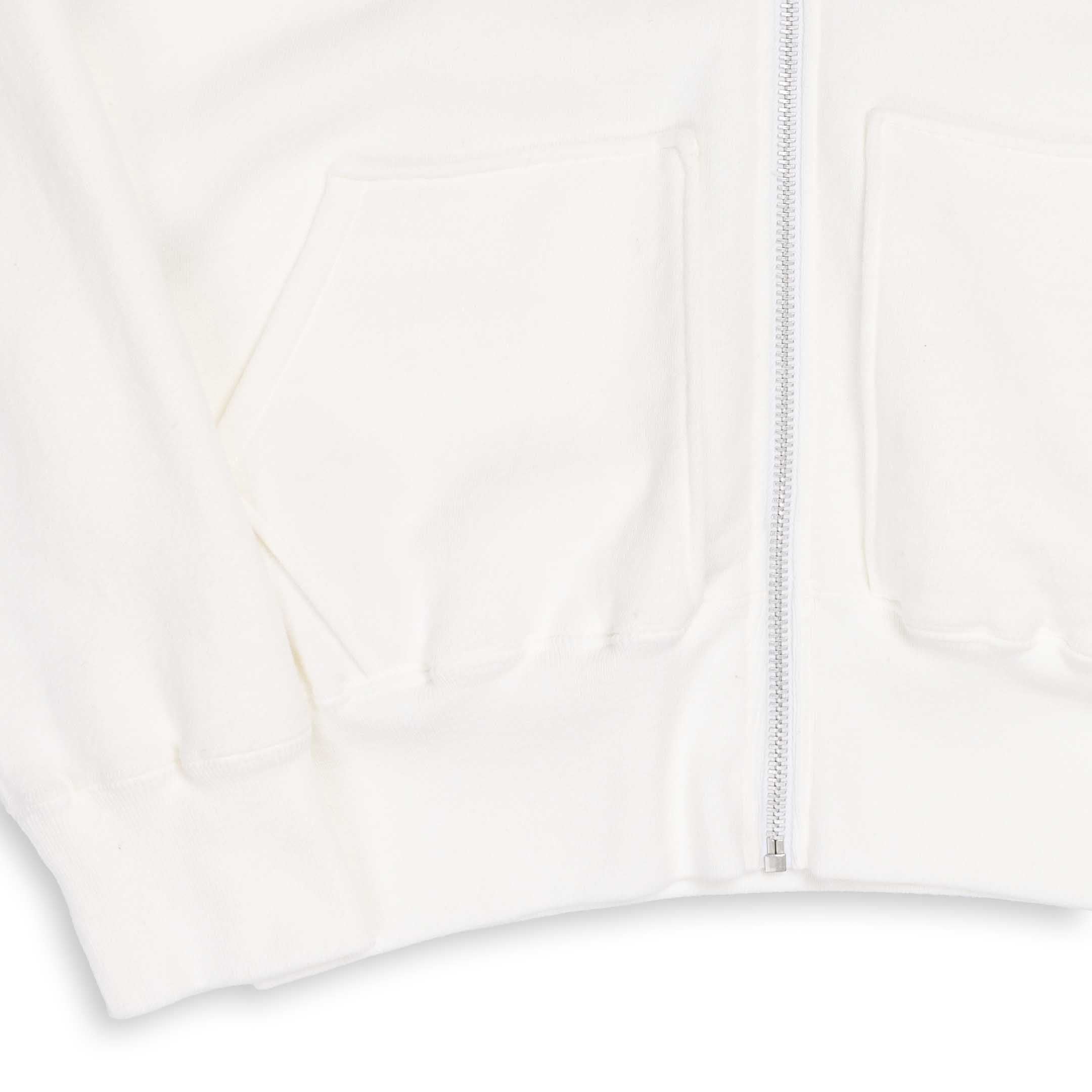 Allevol Easy 'Full Zip' Hooded Sweatshirt White-Hooded Sweatshirt-Clutch Cafe