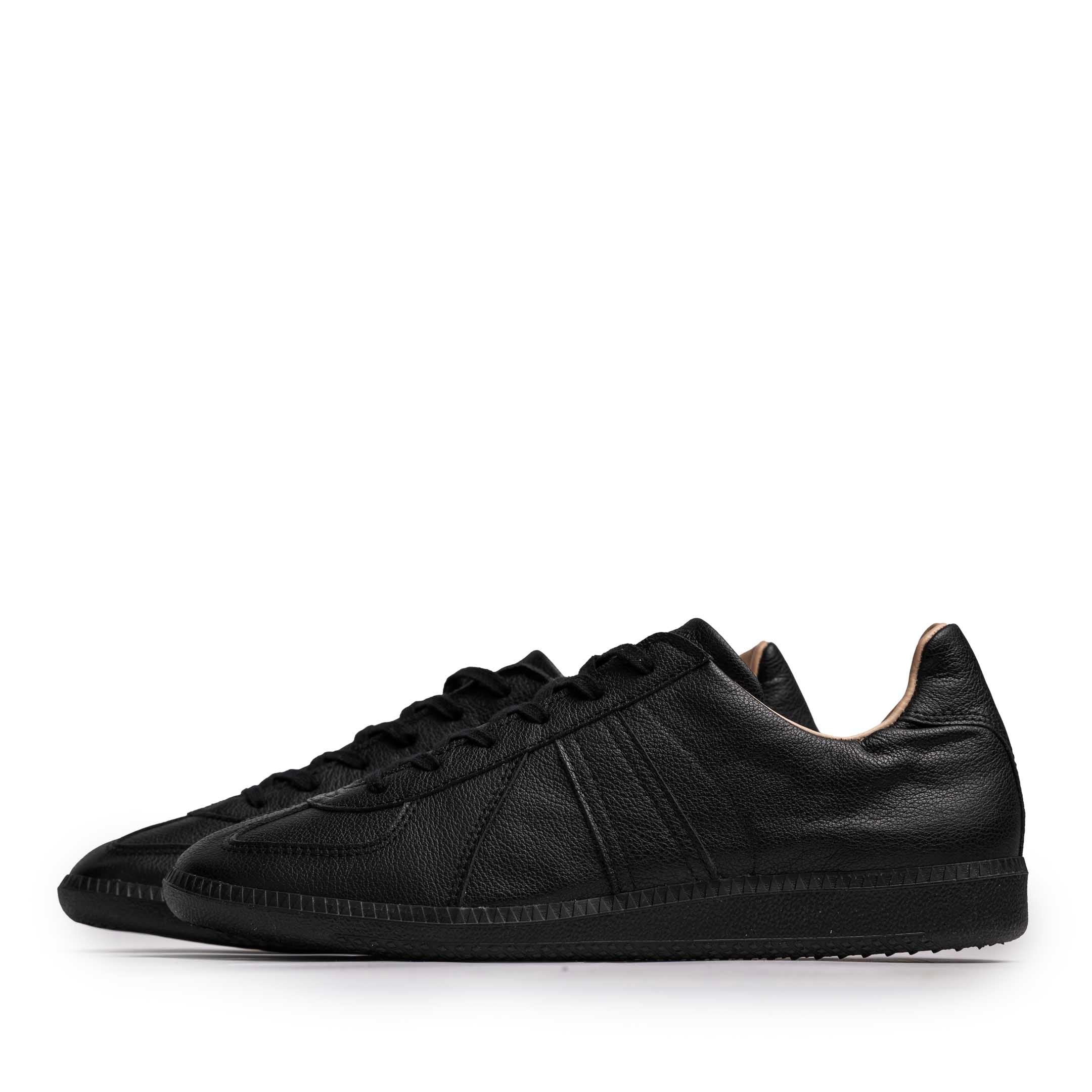 Allevol German Army Trainer (GAT) Sneaker All Black Leather